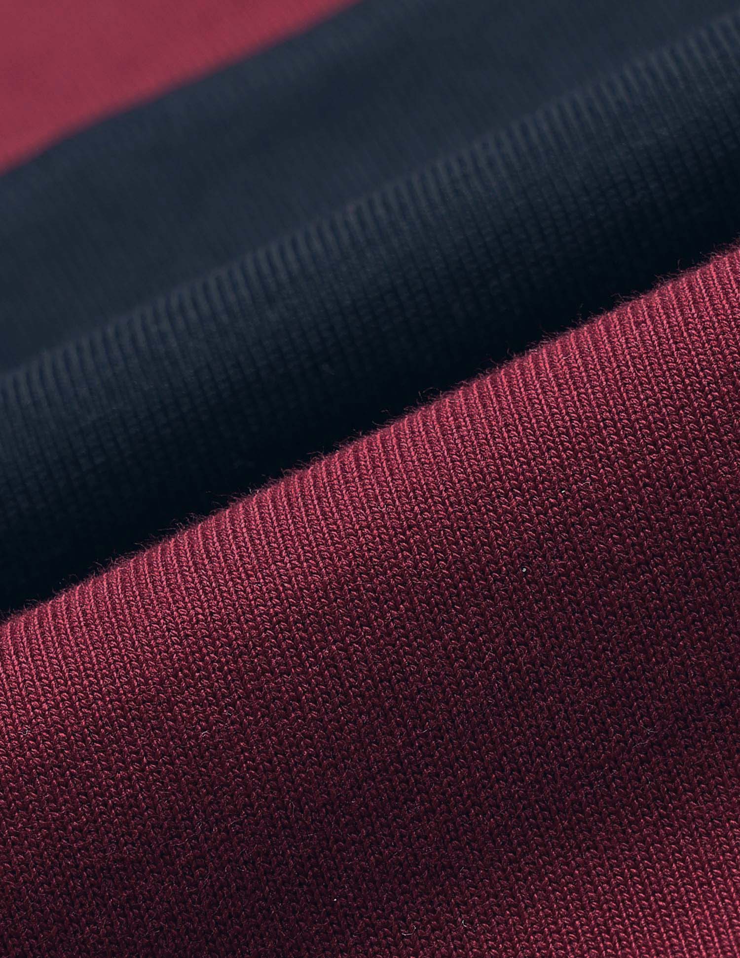 Colourblocked Varsity Polo Shirt Dark Red - U.S. POLO ASSN. | Large