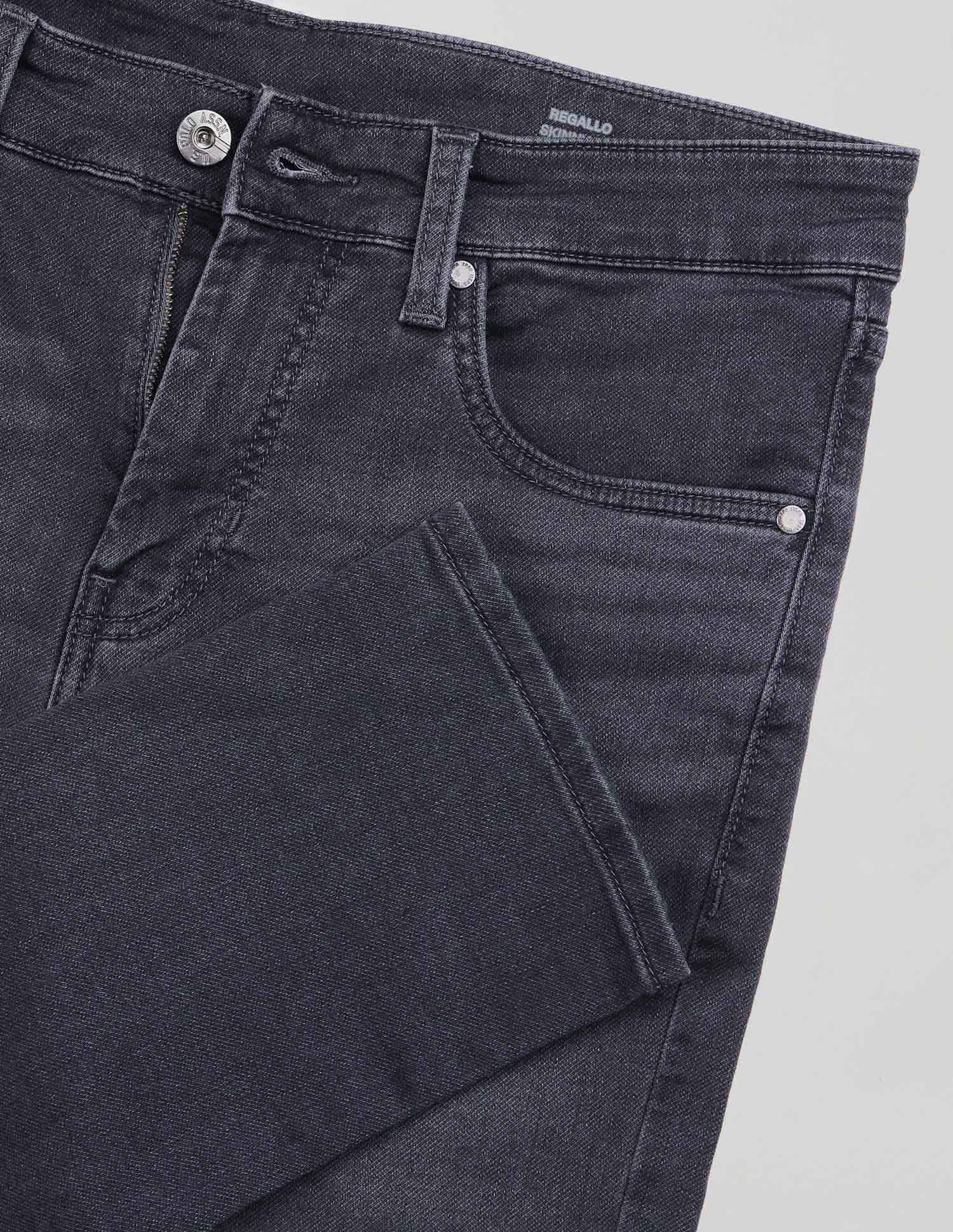 Regallo Skinny Fit Black Jeans Black - U.S. POLO ASSN. | Large