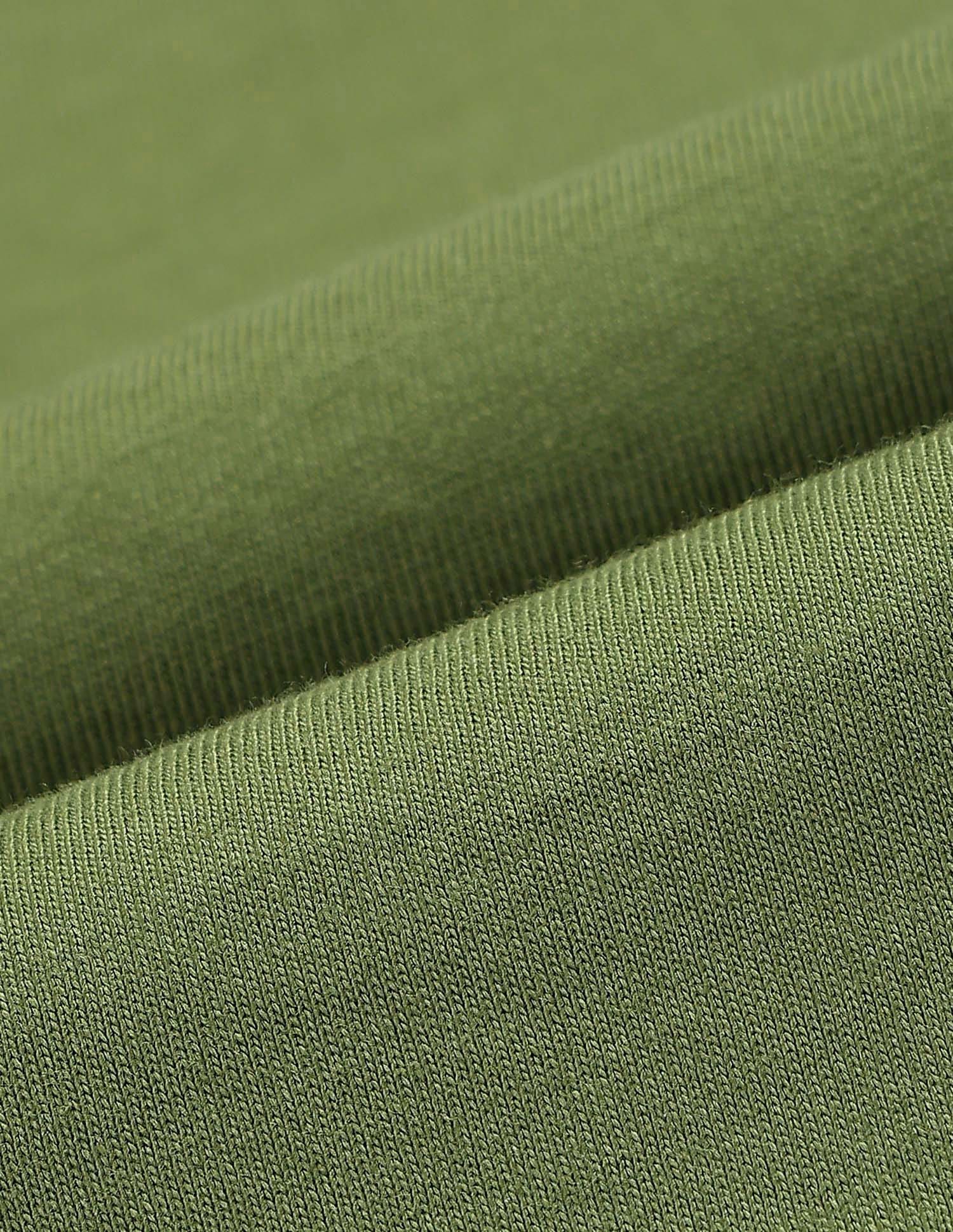 Oversized Fit Brand Printed T-Shirt Olive - U.S. Polo Assn. India | Large