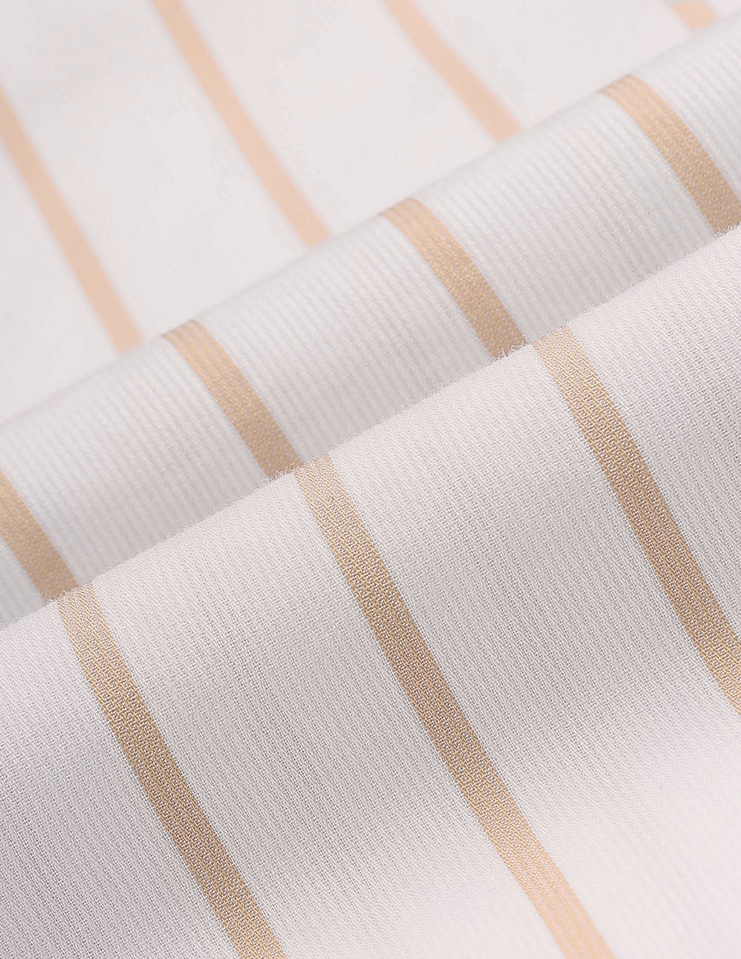 Tailored Fit Vertical Striped Shirt Beige - U.S. POLO ASSN. | Large