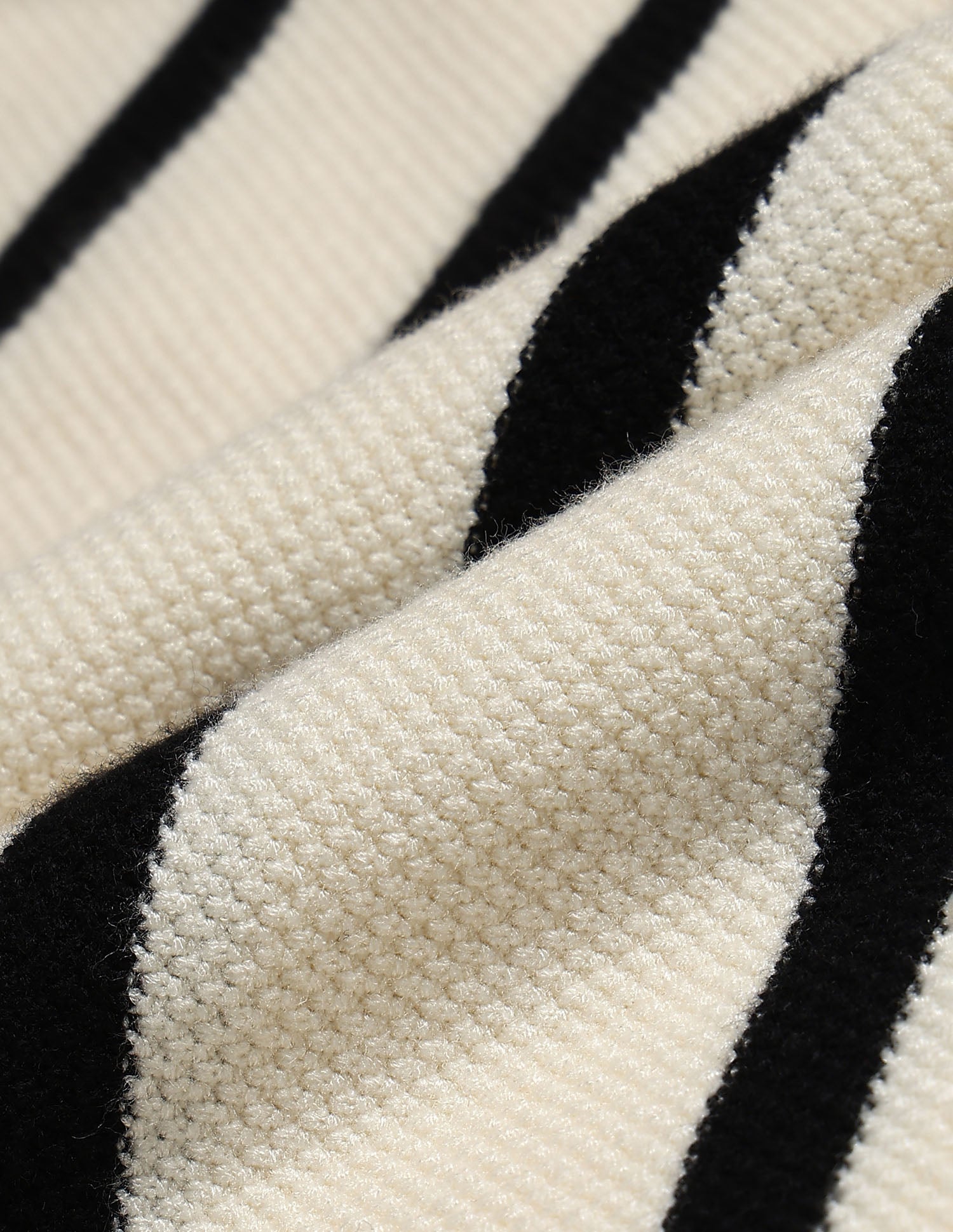 Horizontal Striped Ribbed Knit Sweater Multi-colour - U.S. POLO ASSN. | Large