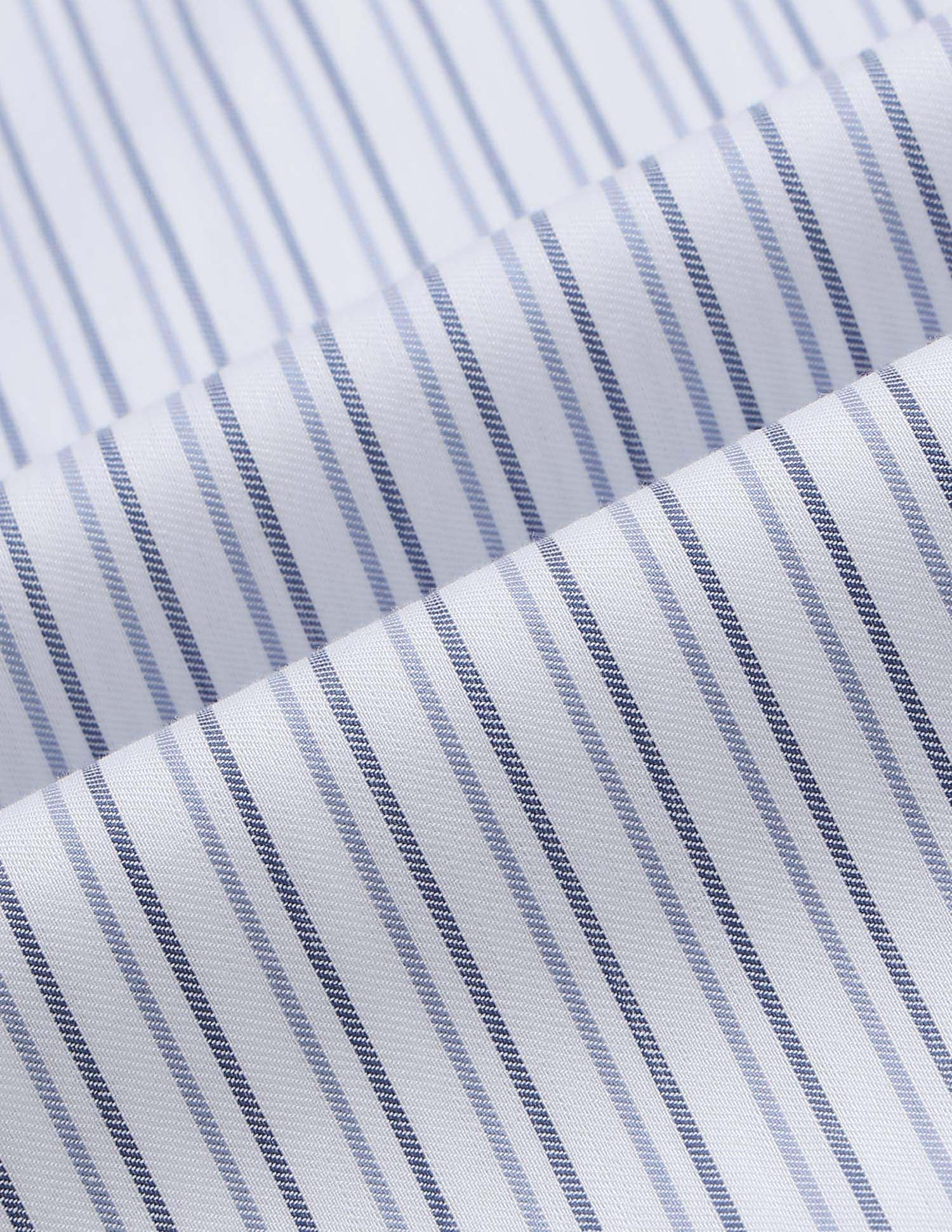 Dobby Tailored Fit Shirt Blue - U.S. POLO ASSN. | Large