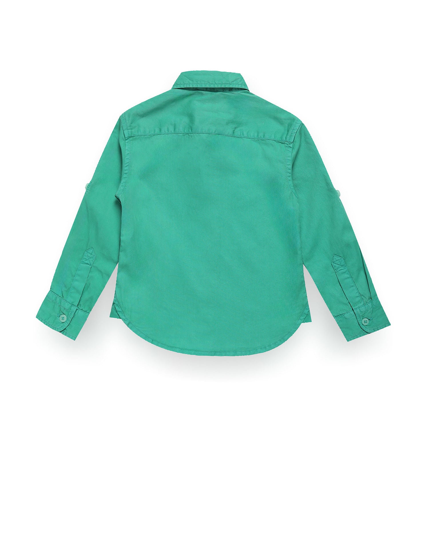 Boys Cotton Twill Shirt Green - U.S. Polo Assn. India | Large