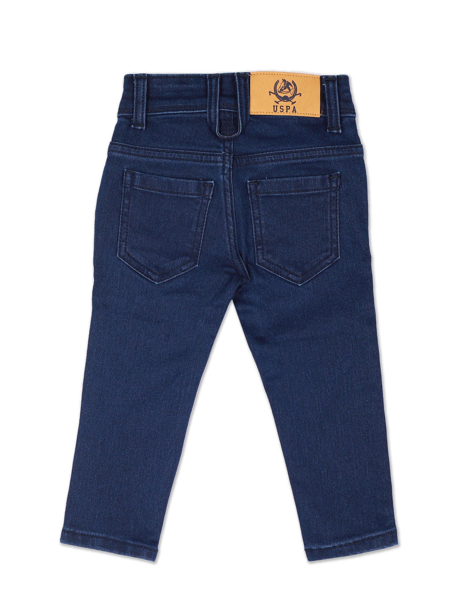 Boys Blue Skinny Fit Clean Look Jeans Blue - U.S. Polo Assn. India | Large