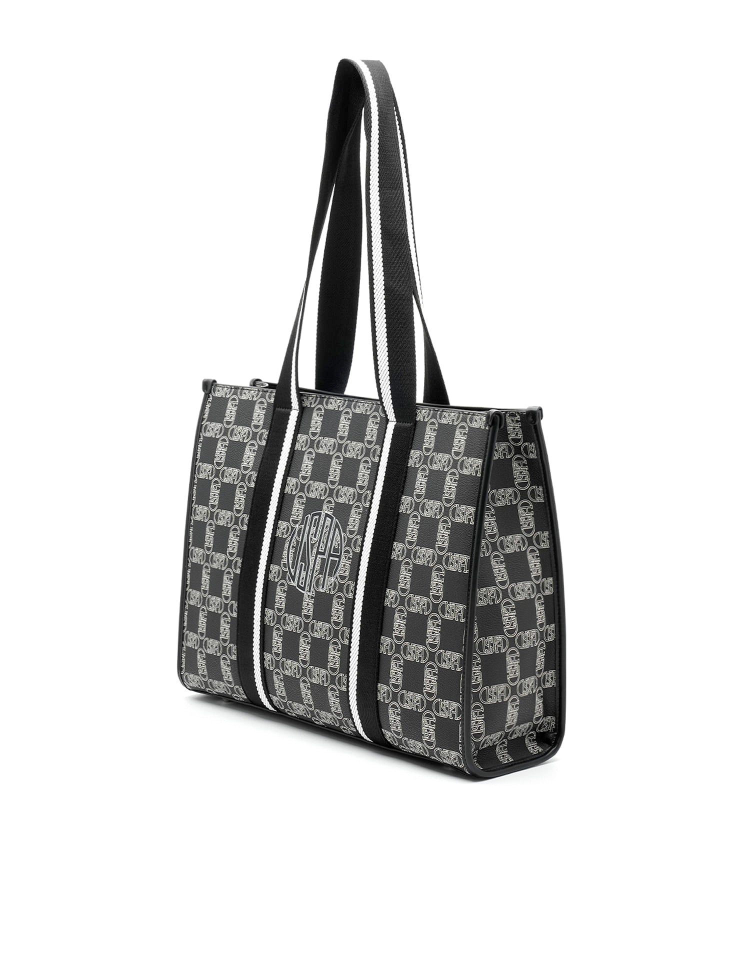 Brianna Brand Tote Bag Black - U.S. POLO ASSN. | Large