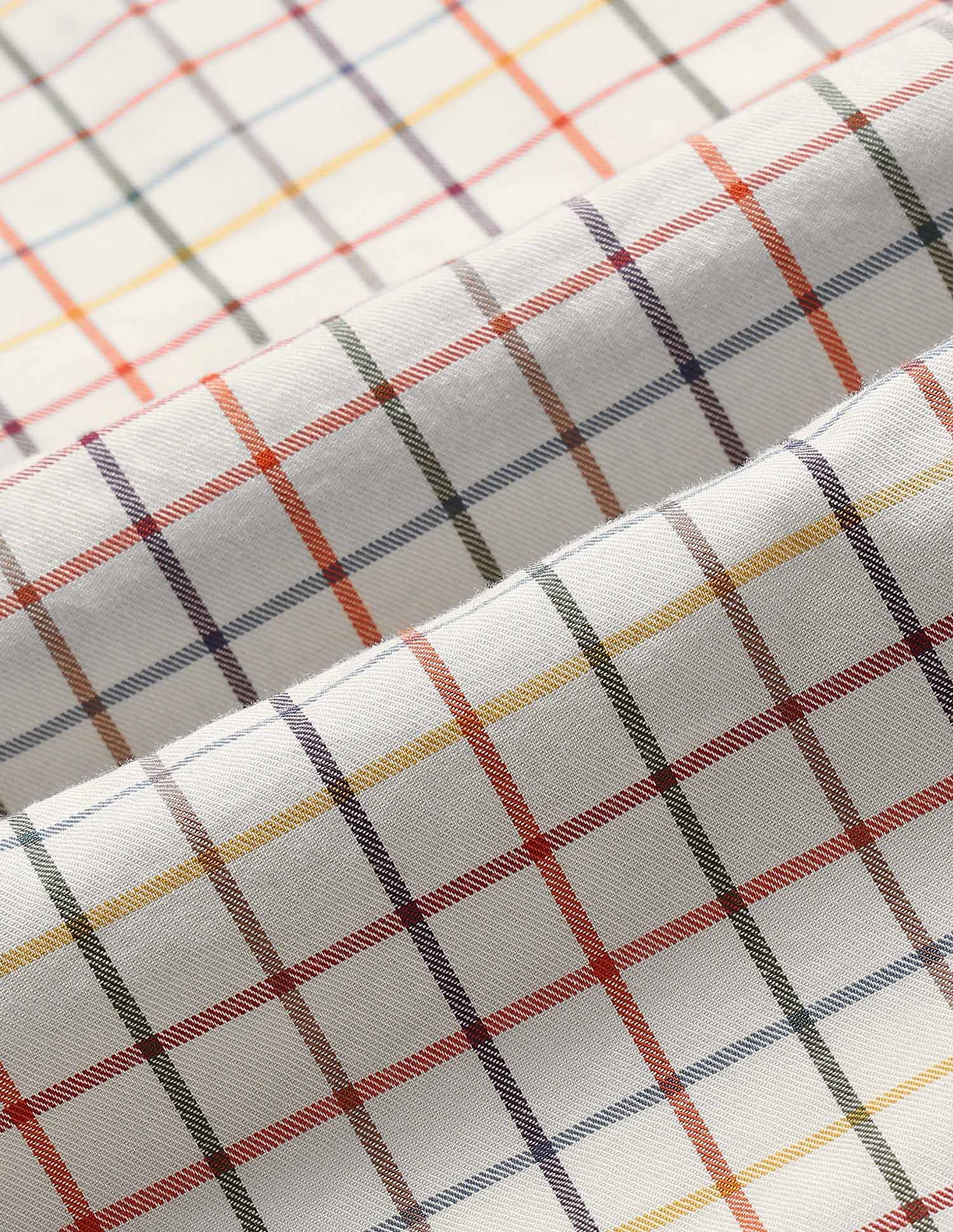 Twill Grid Tattersall Checked Shirt Multi3 - U.S. Polo Assn. India | Large