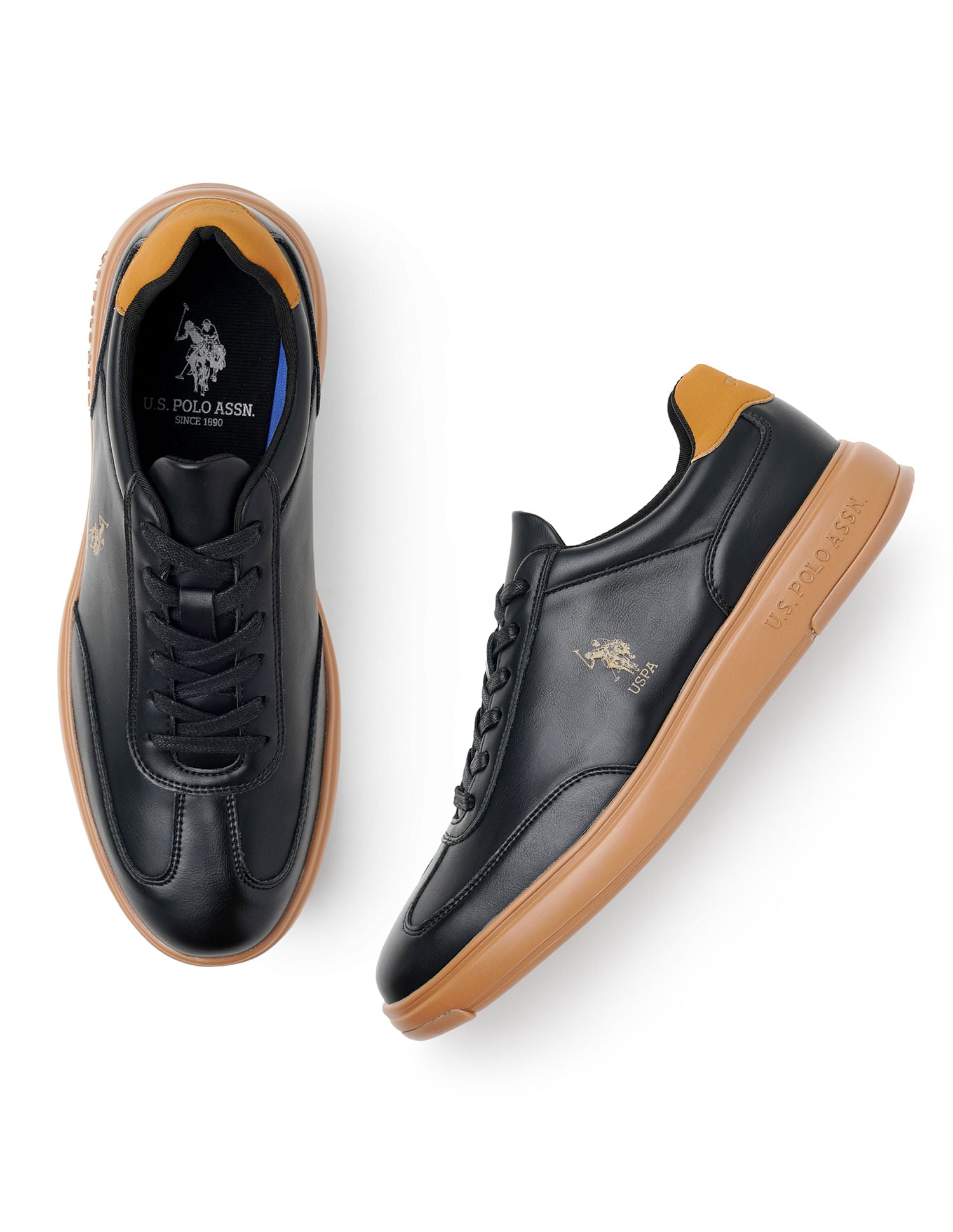 Men Como Black All Day Sneakers Black - U.S. POLO ASSN. | Large