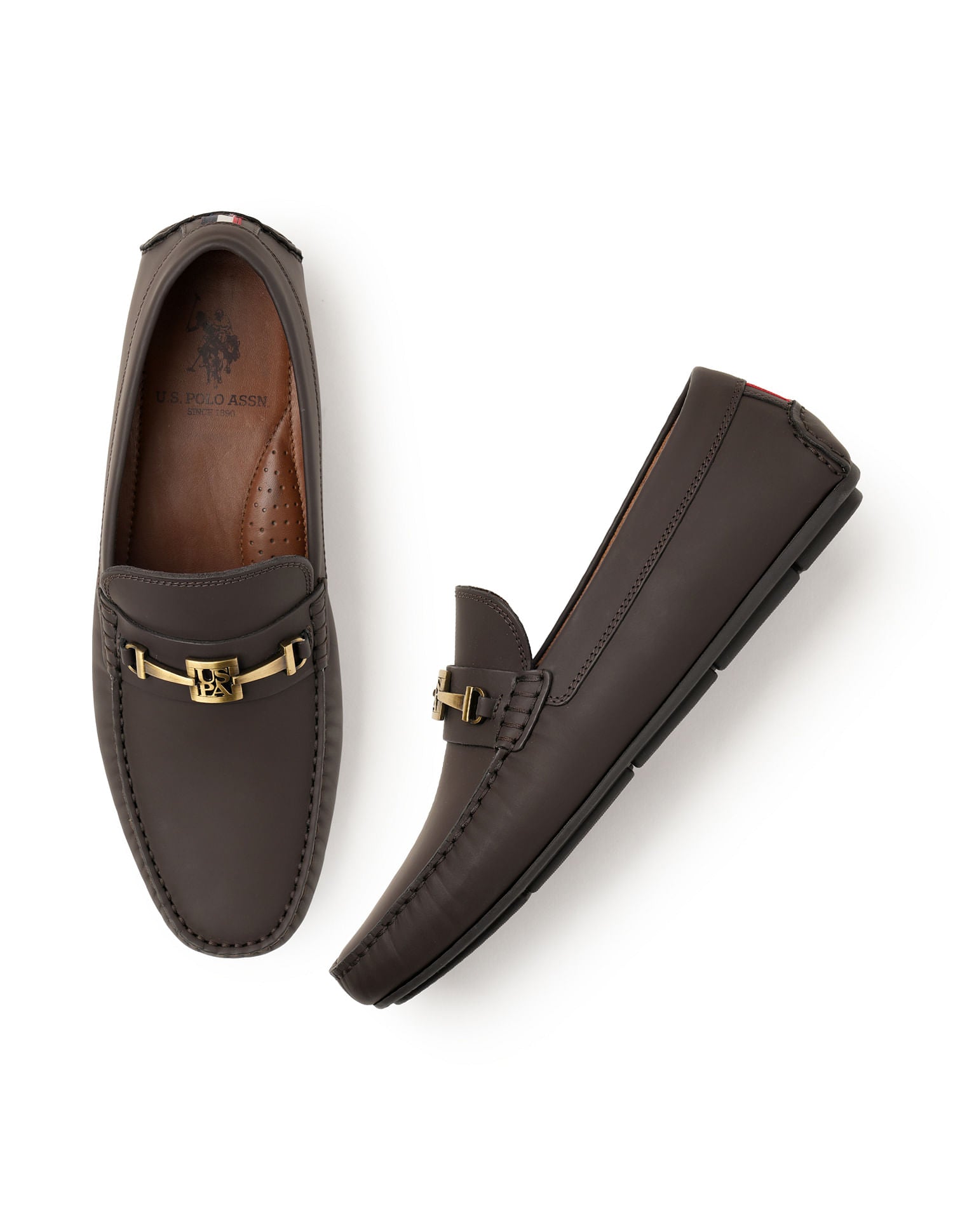 Men Adrinal 2.0 Loafers Brown - U.S. POLO ASSN. | Large