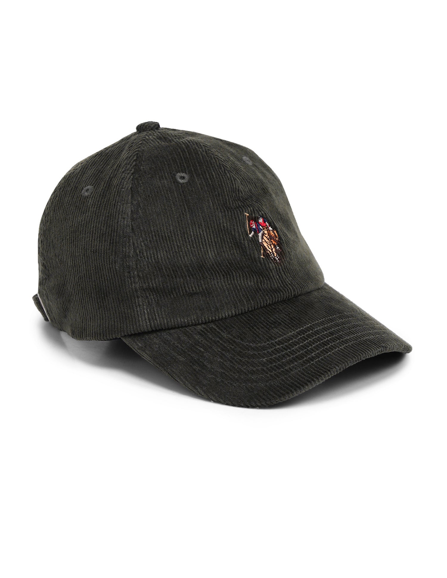 Brand Embroidered Cotton Cap Olive - U.S. Polo Assn. India | Large