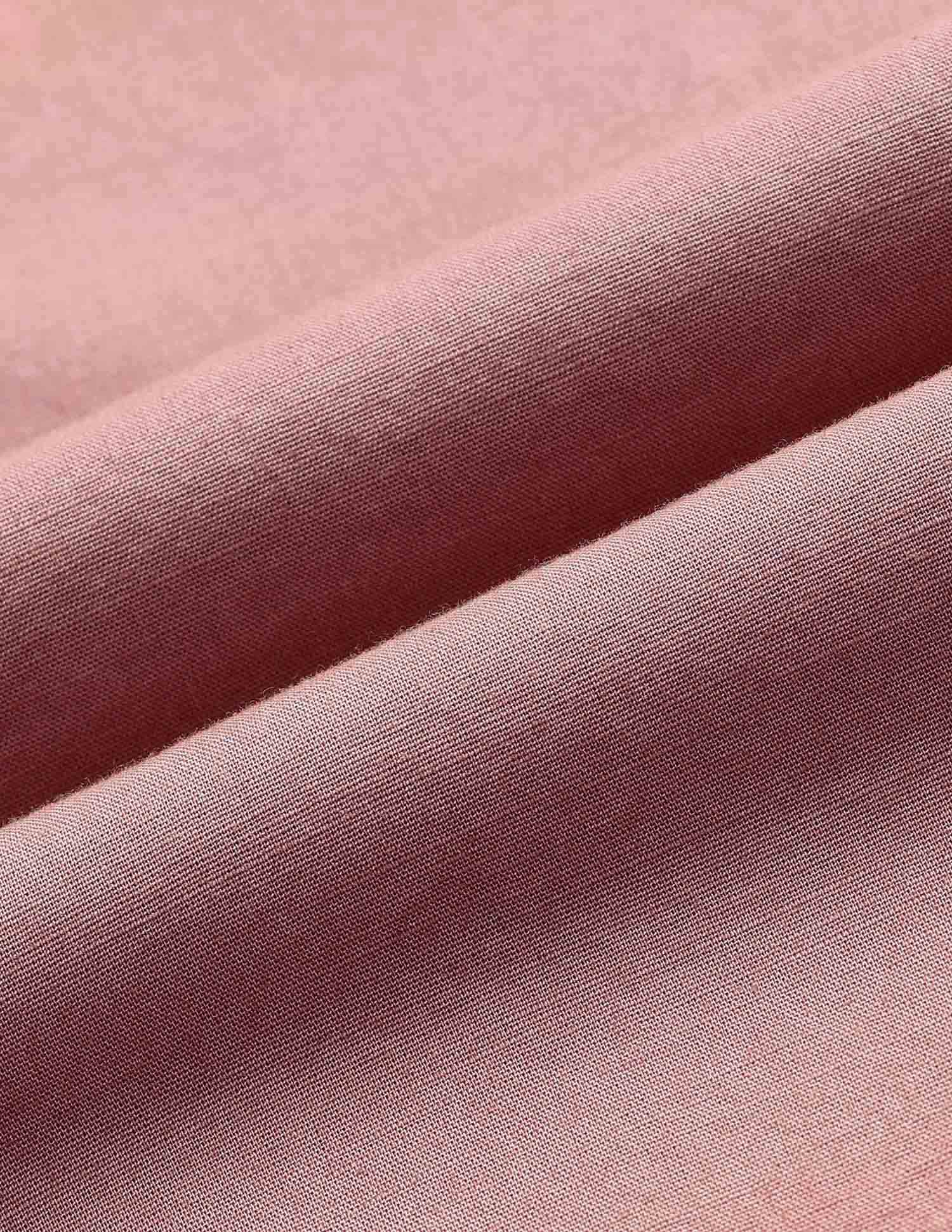 Solid Regular Fit Mandarin Shirt Pink - U.S. Polo Assn. India | Large