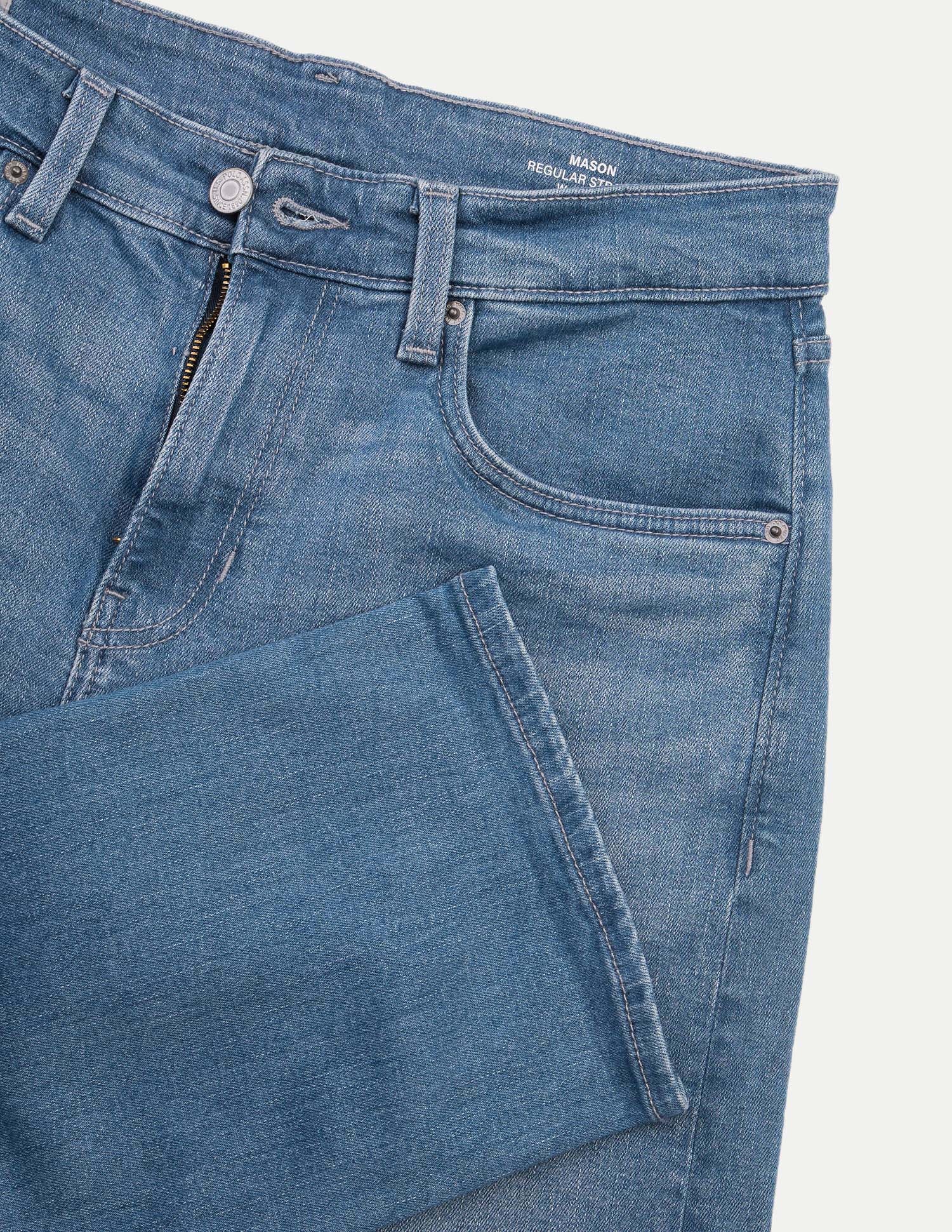 Mason Regular Straight Fit Blue Jeans Light Blue - U.S. Polo Assn. India | Large
