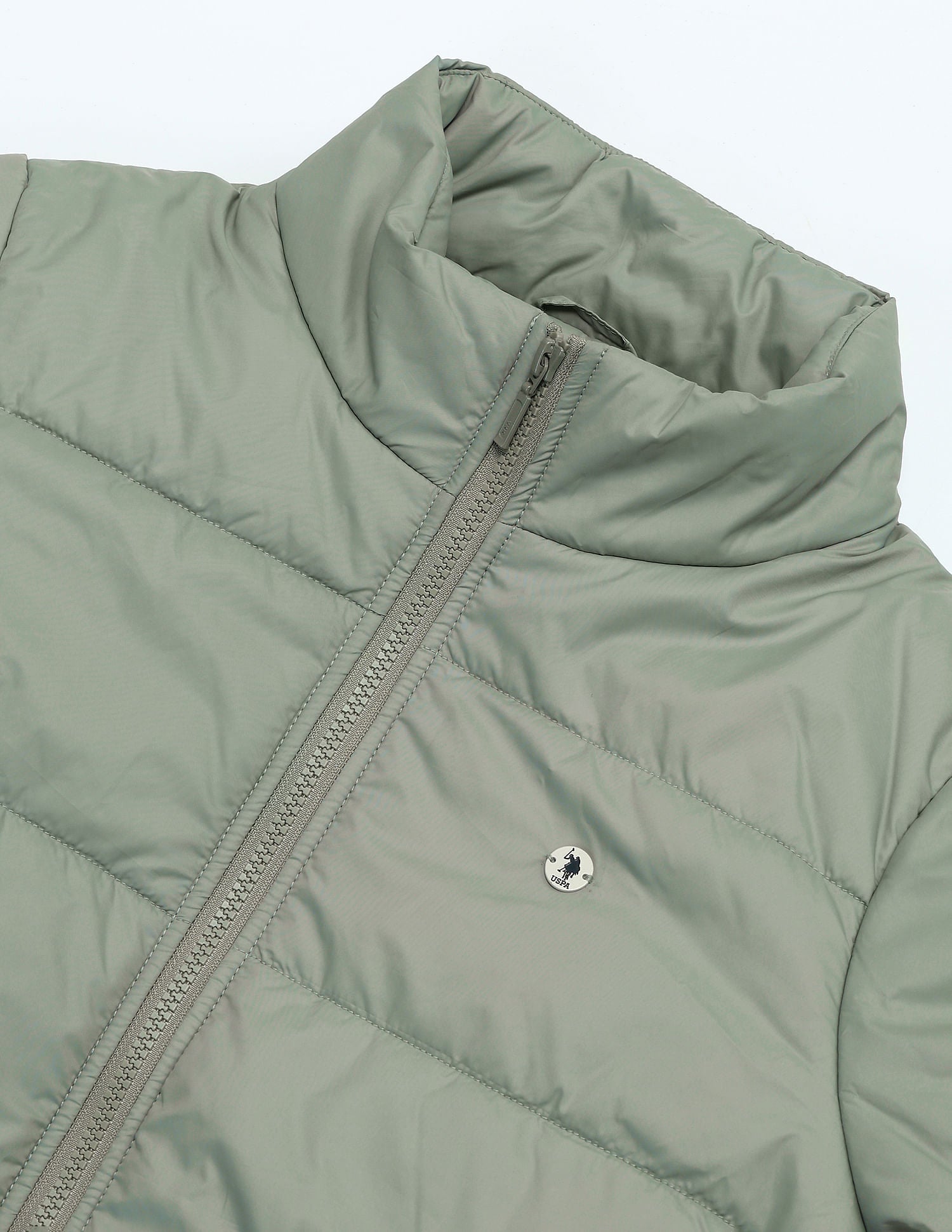 High Neck Puffer Jacket Mint - U.S. POLO ASSN. | Large