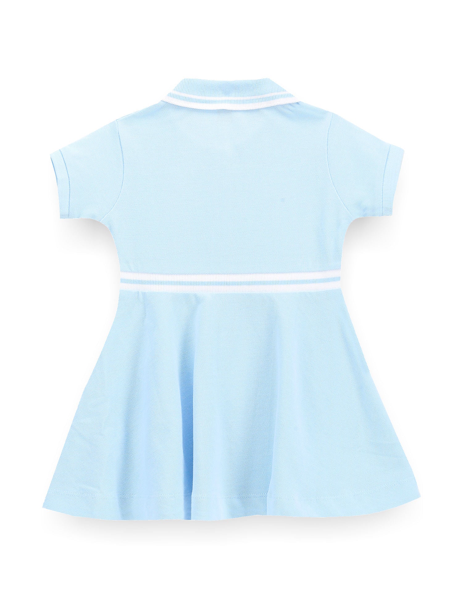 Girls Pique Skater Dress Light Blue - U.S. Polo Assn. India | Large