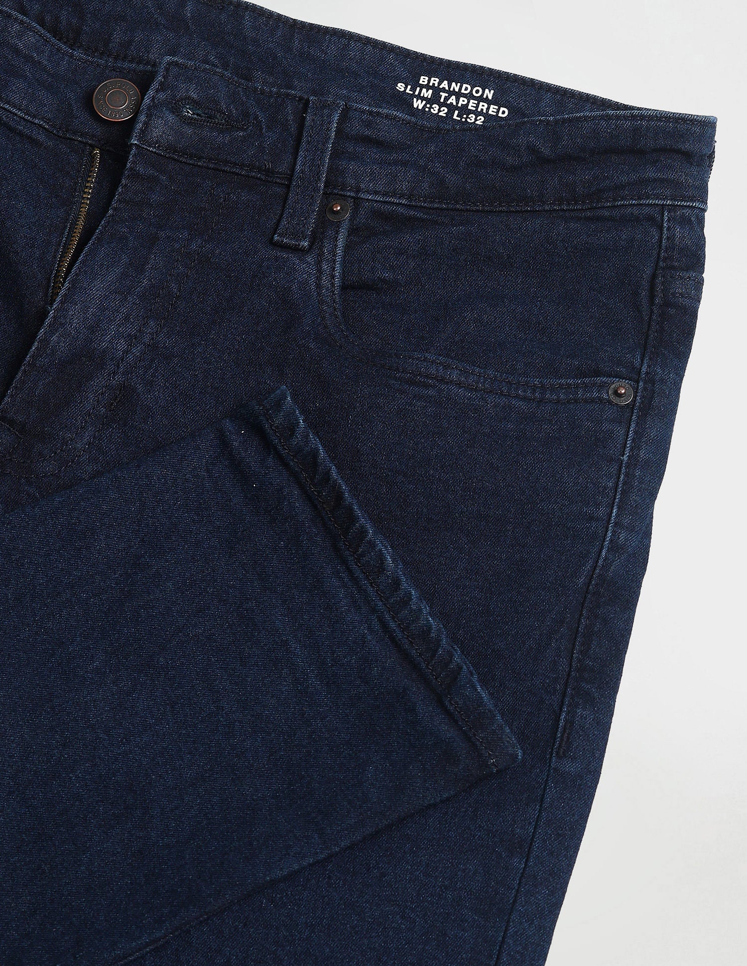 Brandon Slim Tapered Navy Jeans Navy - U.S. Polo Assn. India | Large