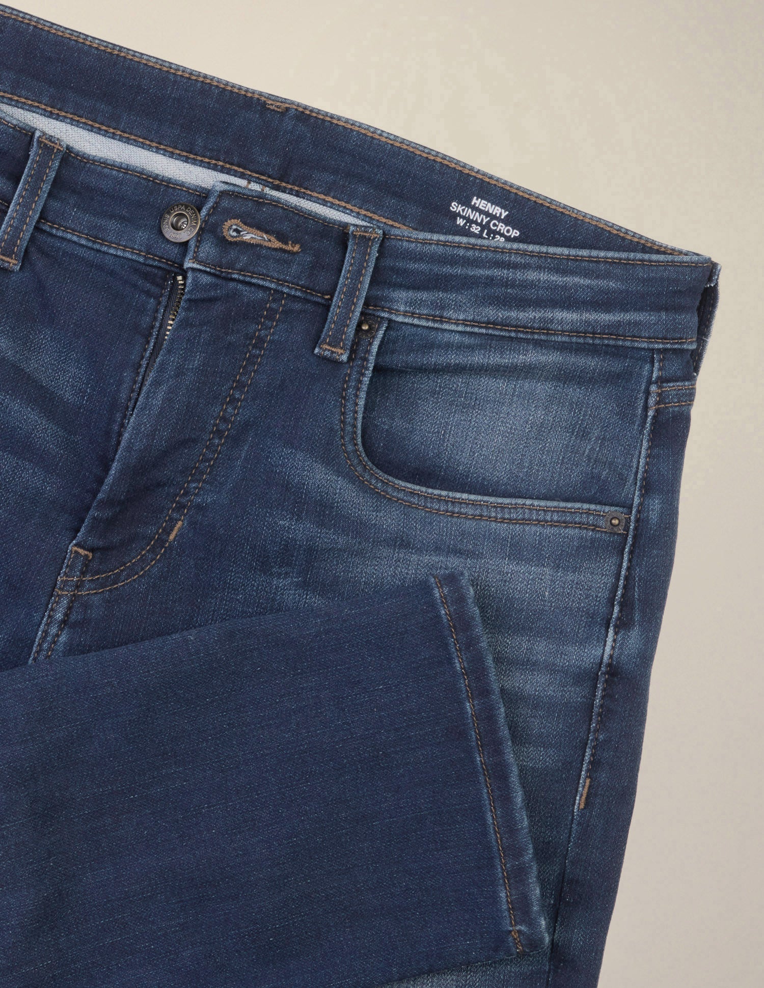 Henry Tapered Fit Blue Jeans Tinted Blue - U.S. Polo Assn. India | Large