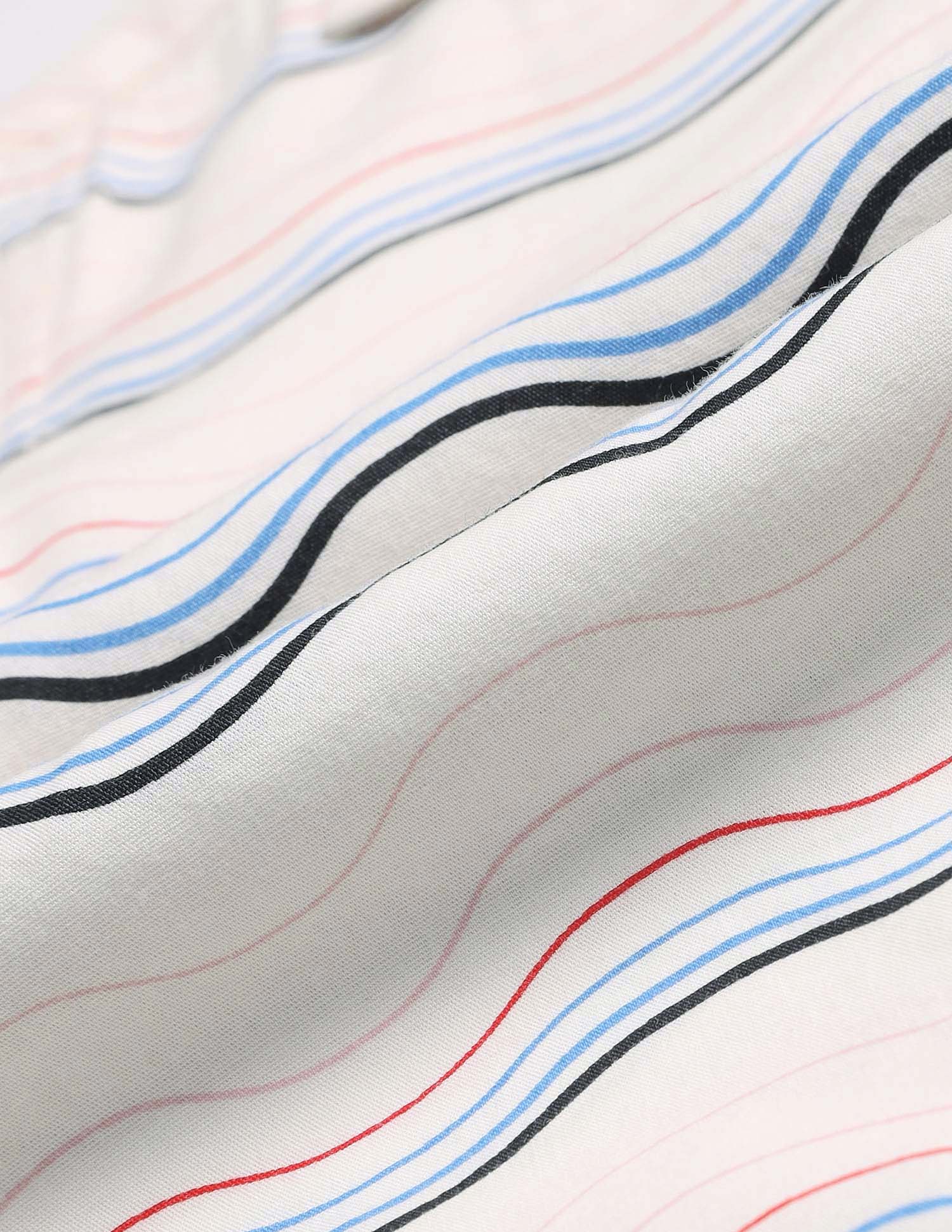 Boys All Over Printed Relaxed Fit Shirt Beige - U.S. POLO ASSN. | Large