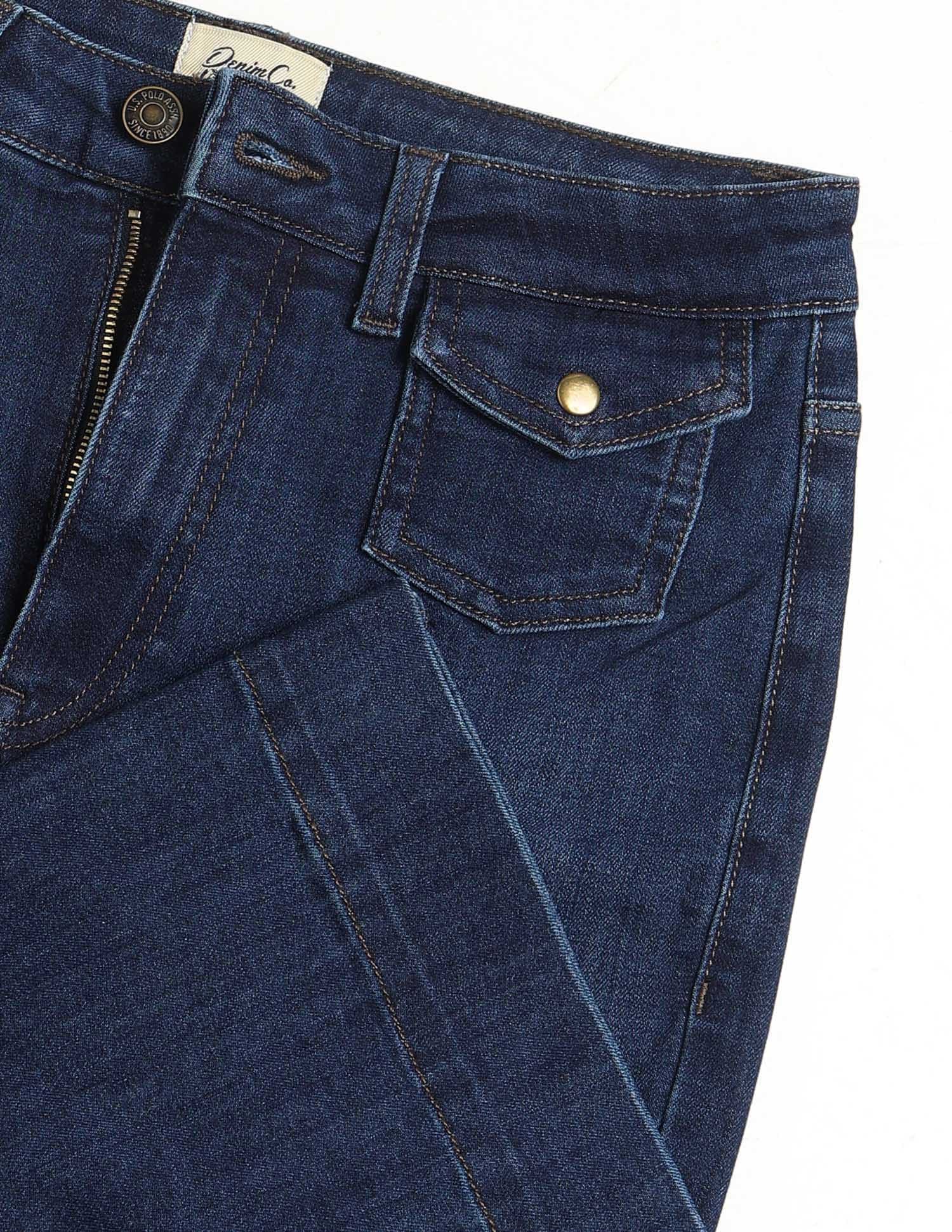 High Rise Bootcut Jeans Blue - U.S. Polo Assn. India | Large