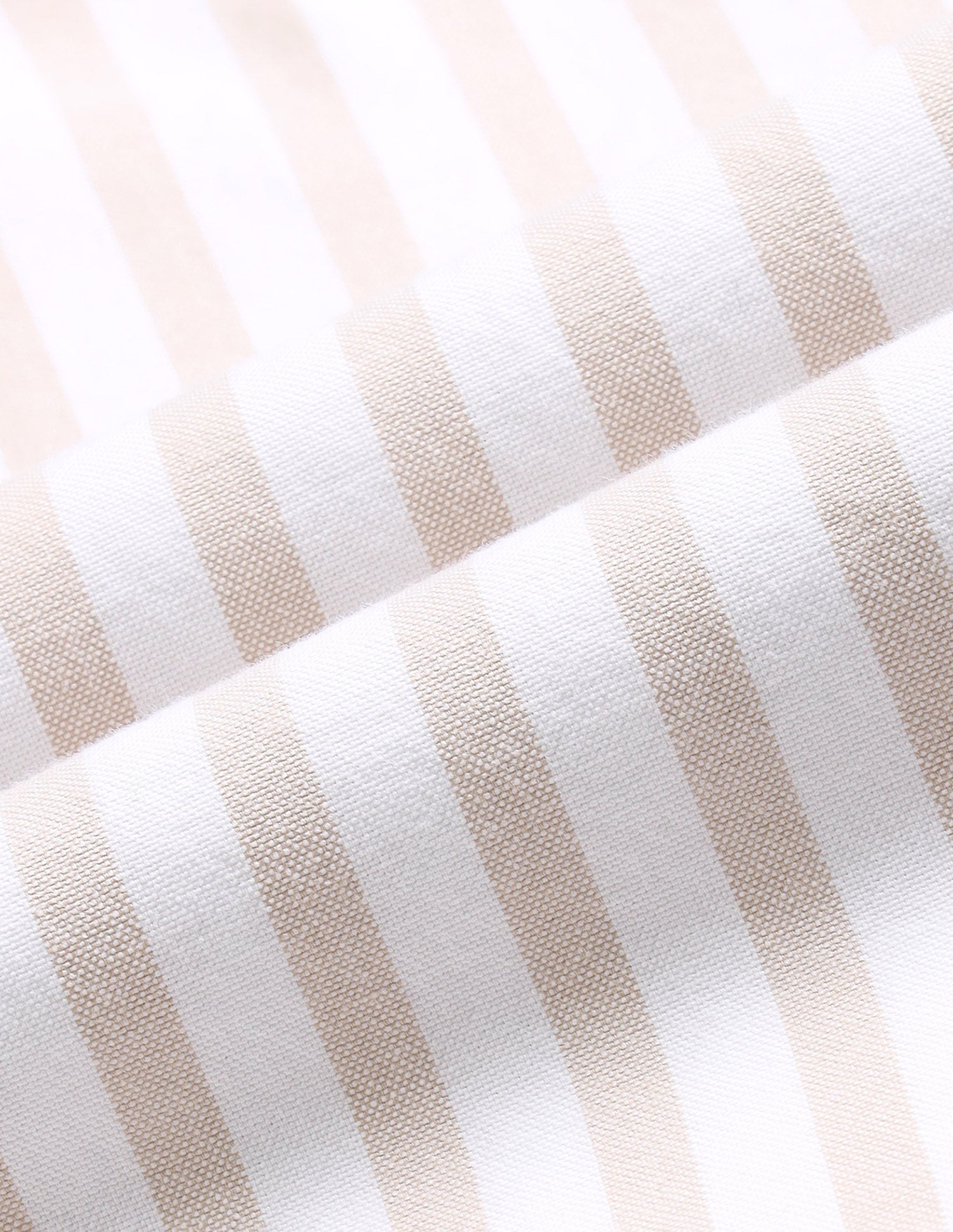 Vertical Striped Regular Fit Shirt Beige - U.S. Polo Assn. India | Large