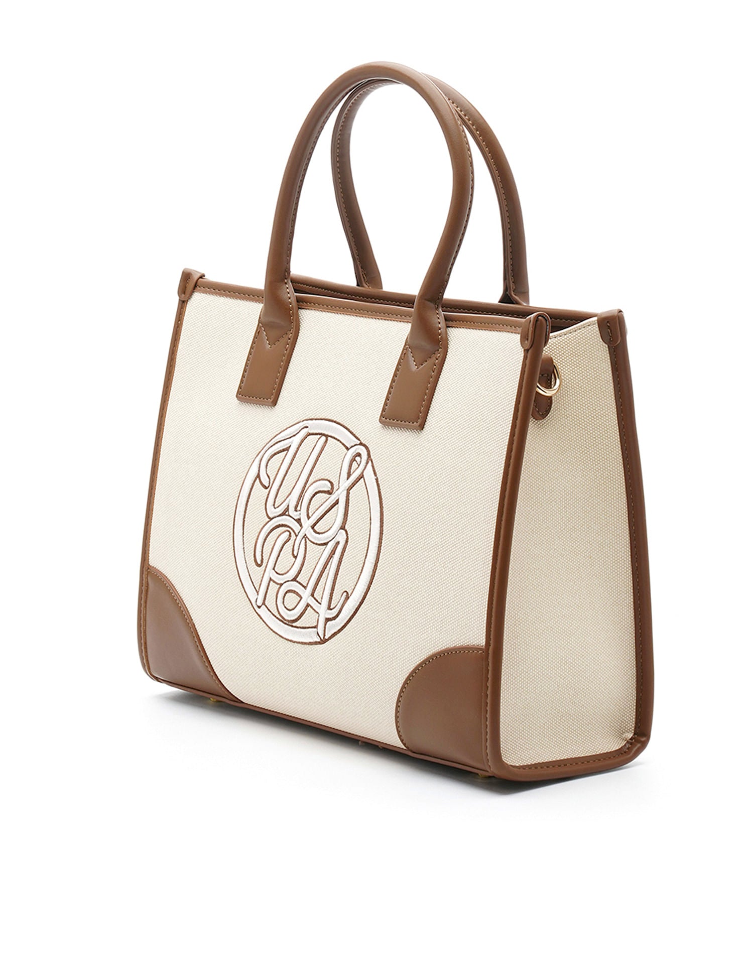 Cocco Monogram Tote Bag Off White - U.S. Polo Assn. India | Large