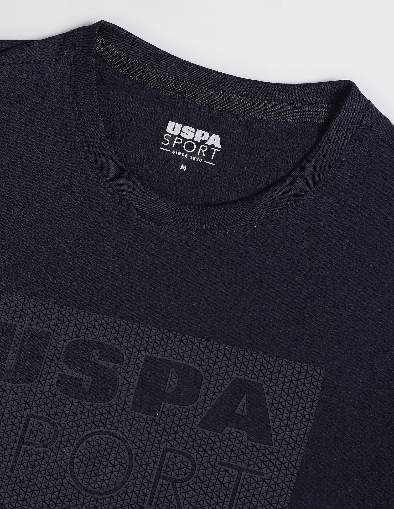 Brand Print Stretch Active T-Shirt Navy - U.S. POLO ASSN. | Large