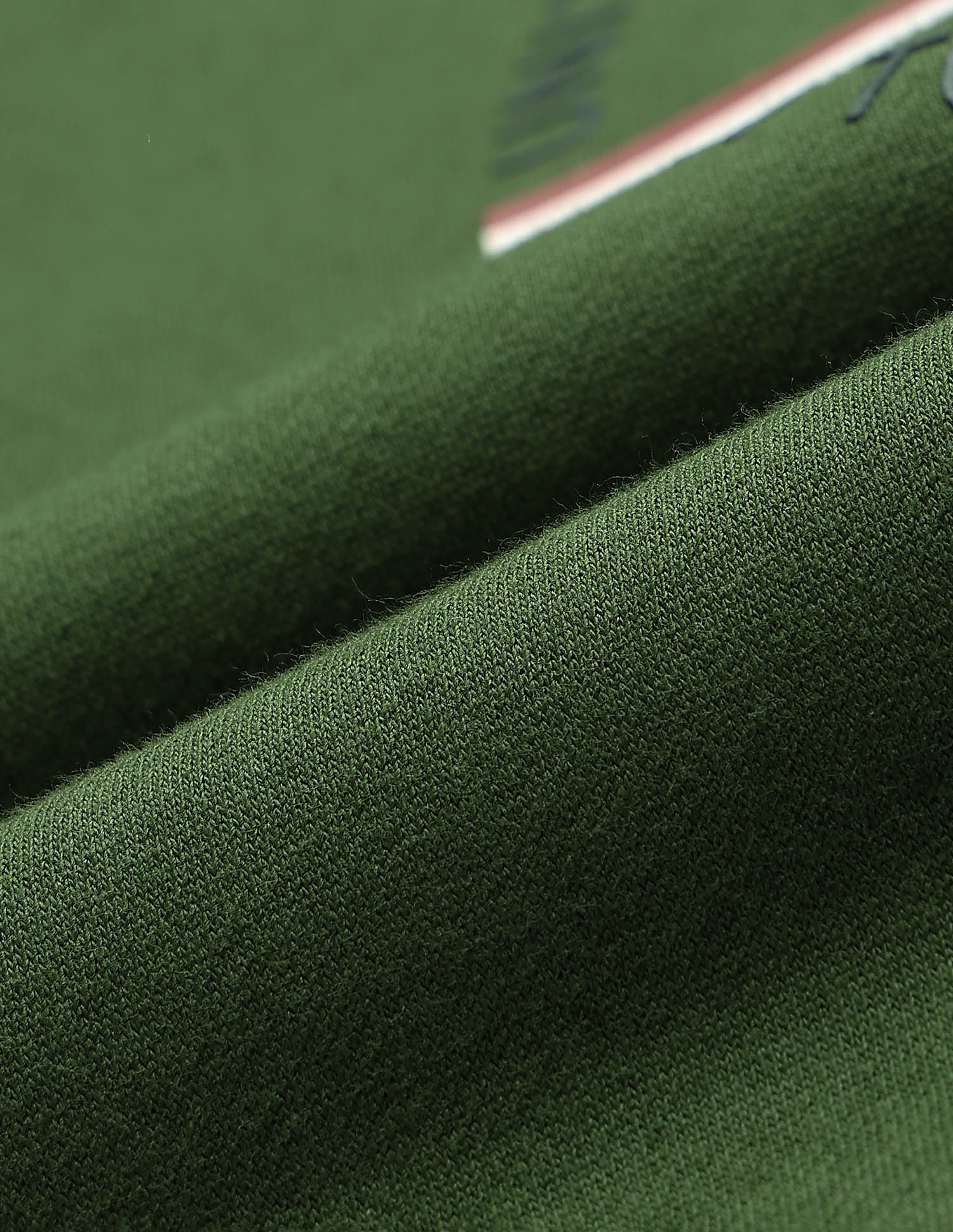 Graphic Brand Printed Regular Fit Sweatshirt Olive - U.S. POLO ASSN. | Large