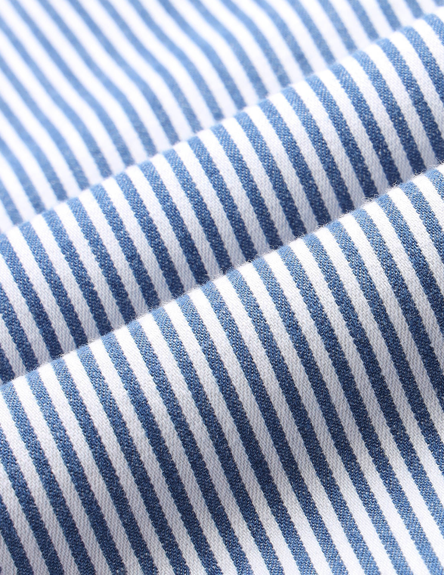 Vertical Striped Relaxed Fit Shirt Dark Indigo - U.S. Polo Assn. India | Large