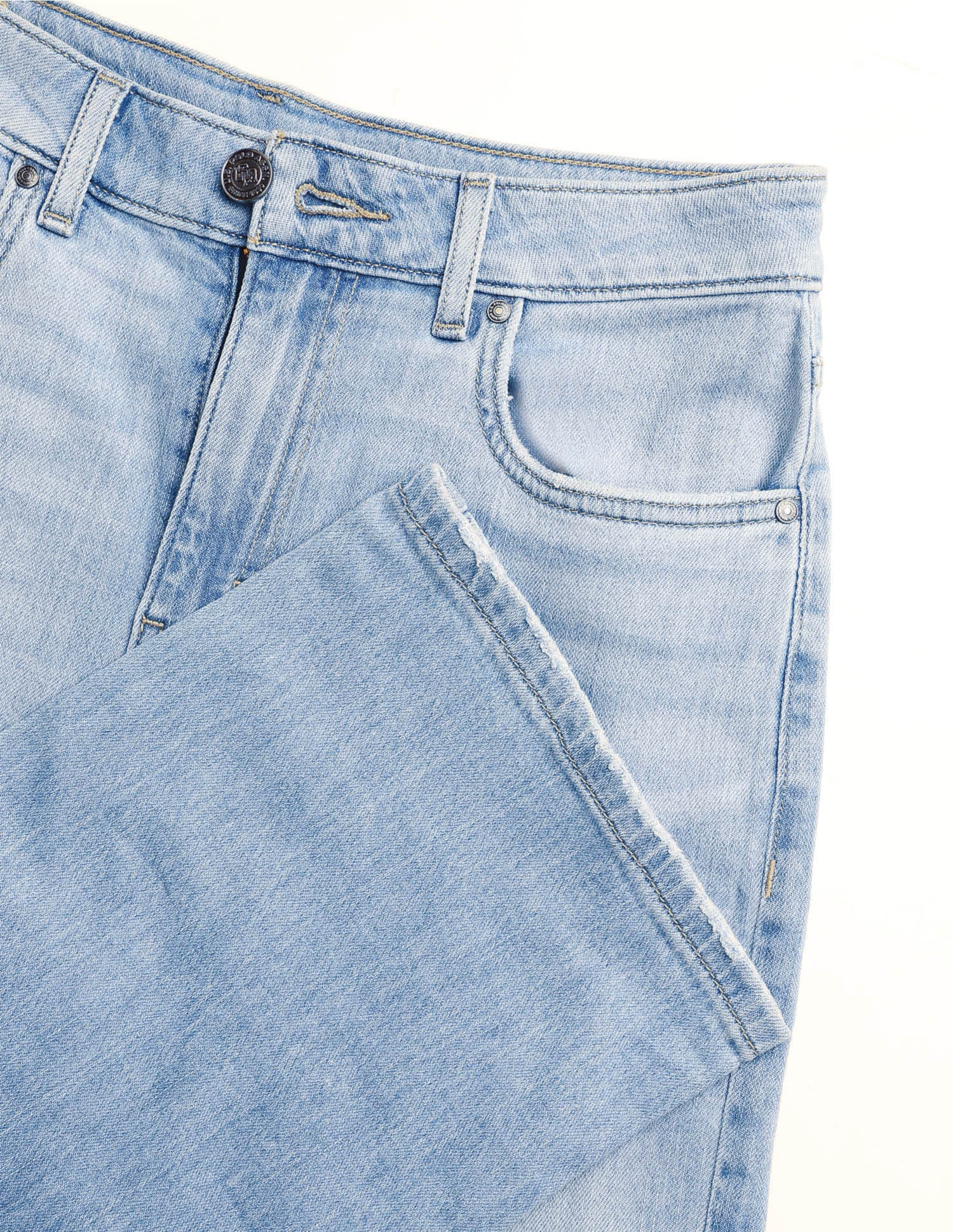 High Rise Straight Fit Jeans Blue - U.S. Polo Assn. India | Large