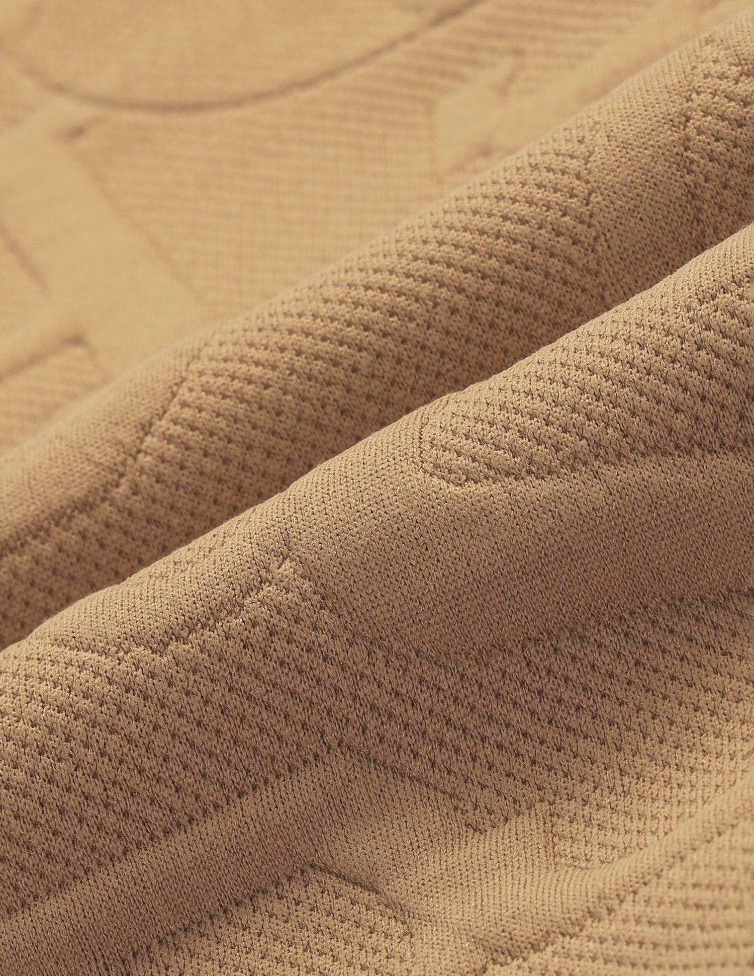 Boys Brand Embossed Regular Fit Shorts Light Brown - U.S. POLO ASSN. | Large