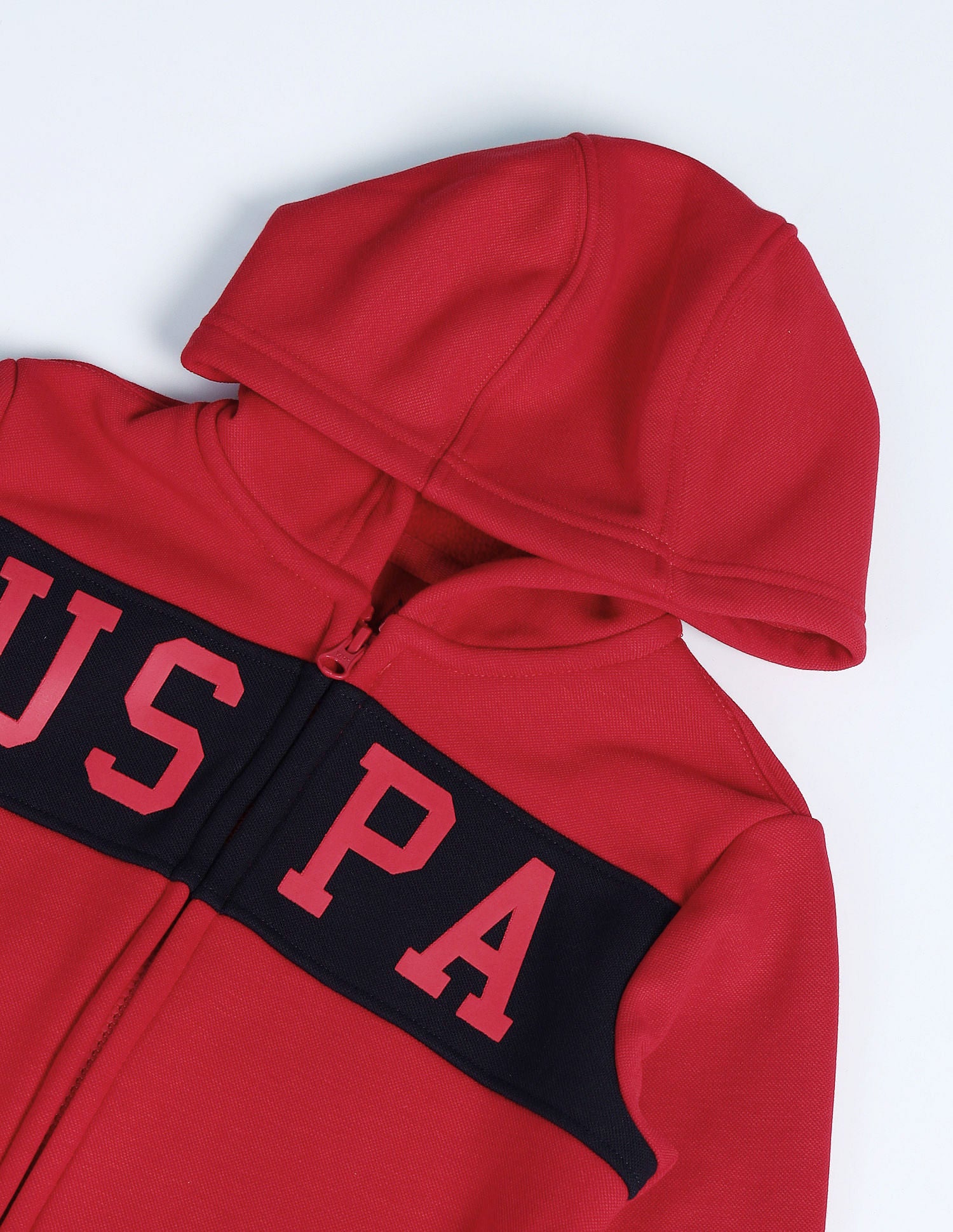 Boys Brand Printed Hooded Sweatshirt Dark Orange - U.S. POLO ASSN. | Large