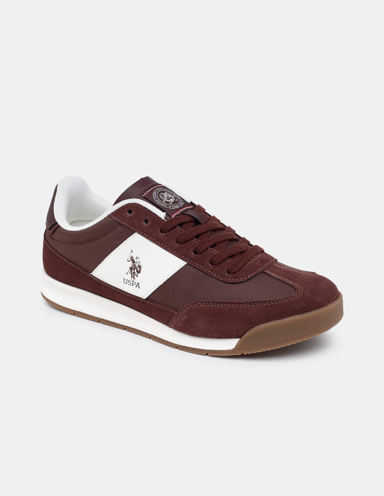 Colour Blocked Lace Ups Gallop Sneakers