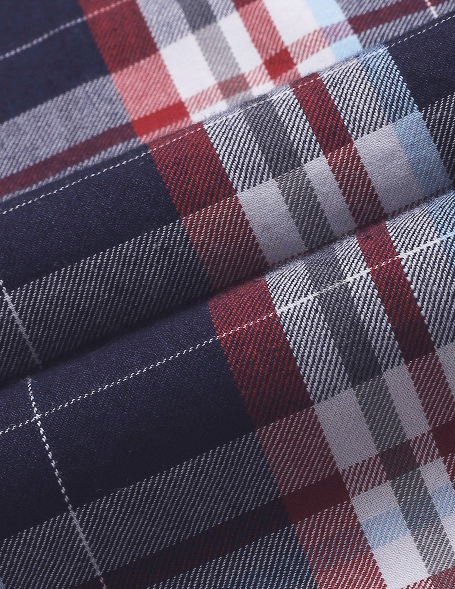 Plaid Checked Twill Shirt Red - U.S. Polo Assn. India | Large