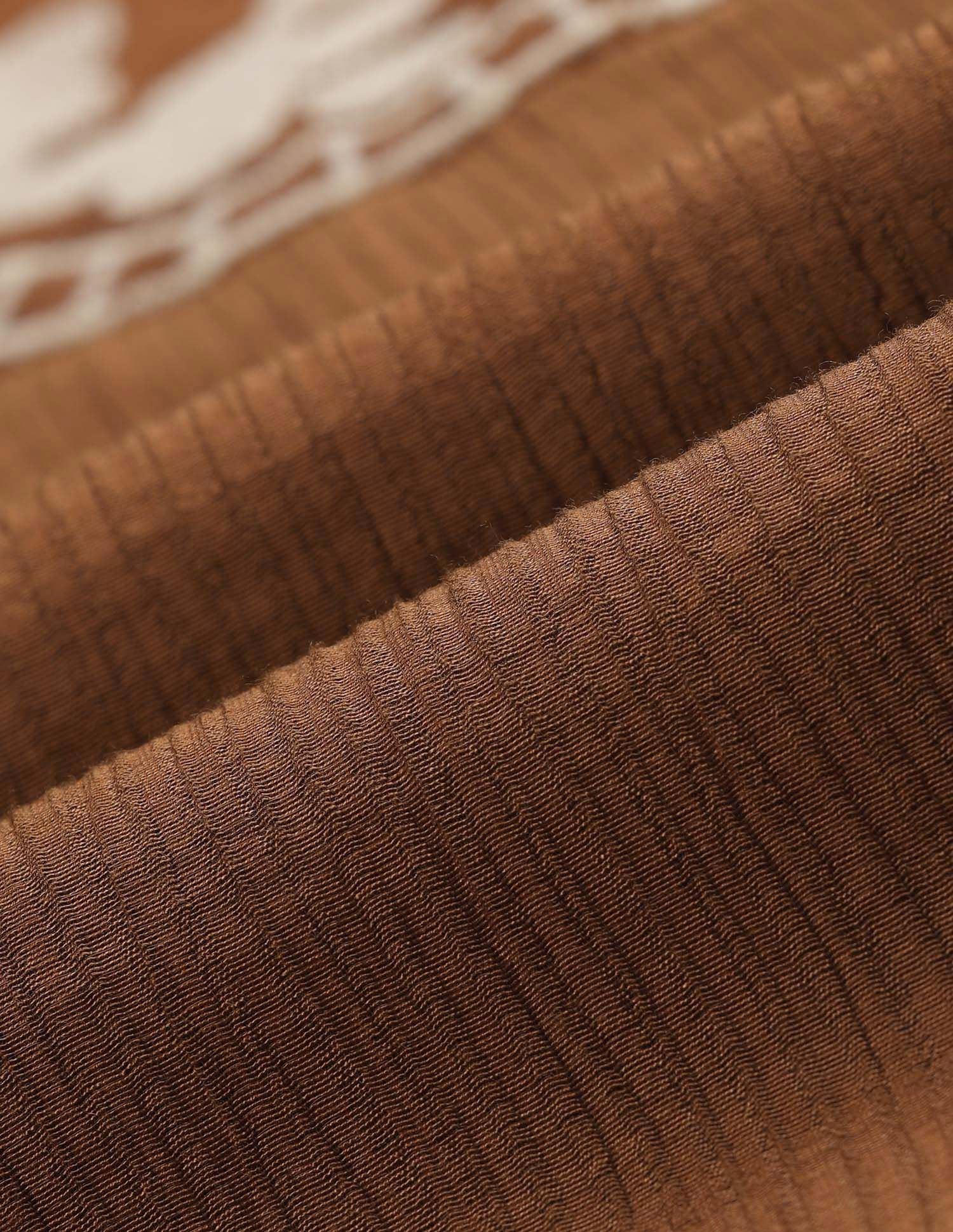 Floral embroidered Top Brown - U.S. POLO ASSN. | Large