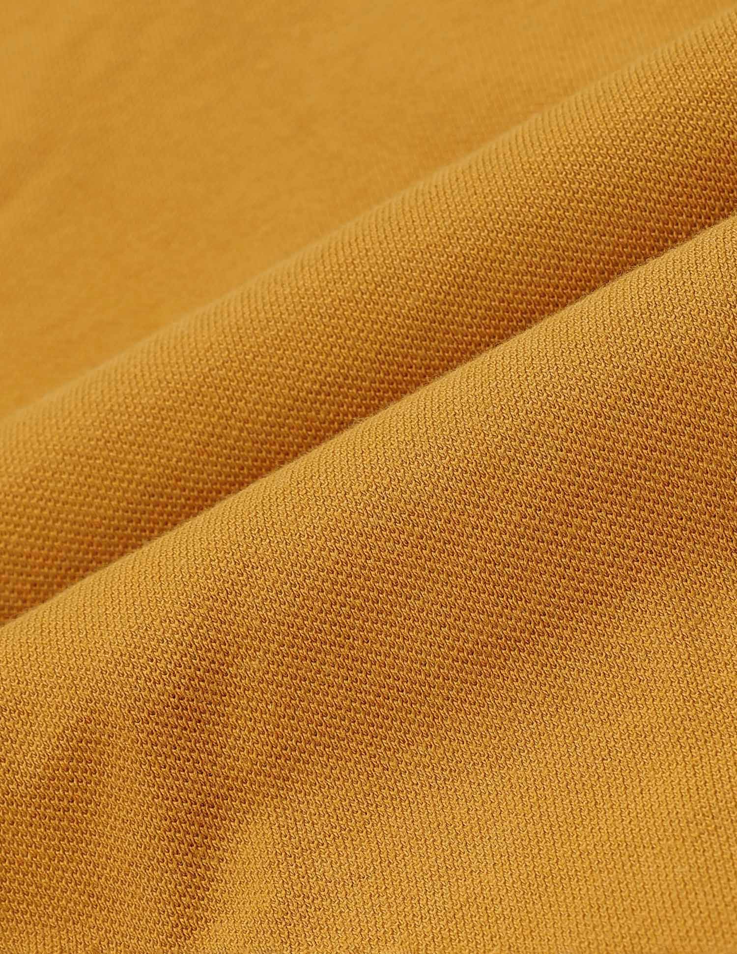 Pure Cotton Slim Fit Polo Shirt Mustard - U.S. Polo Assn. India | Large
