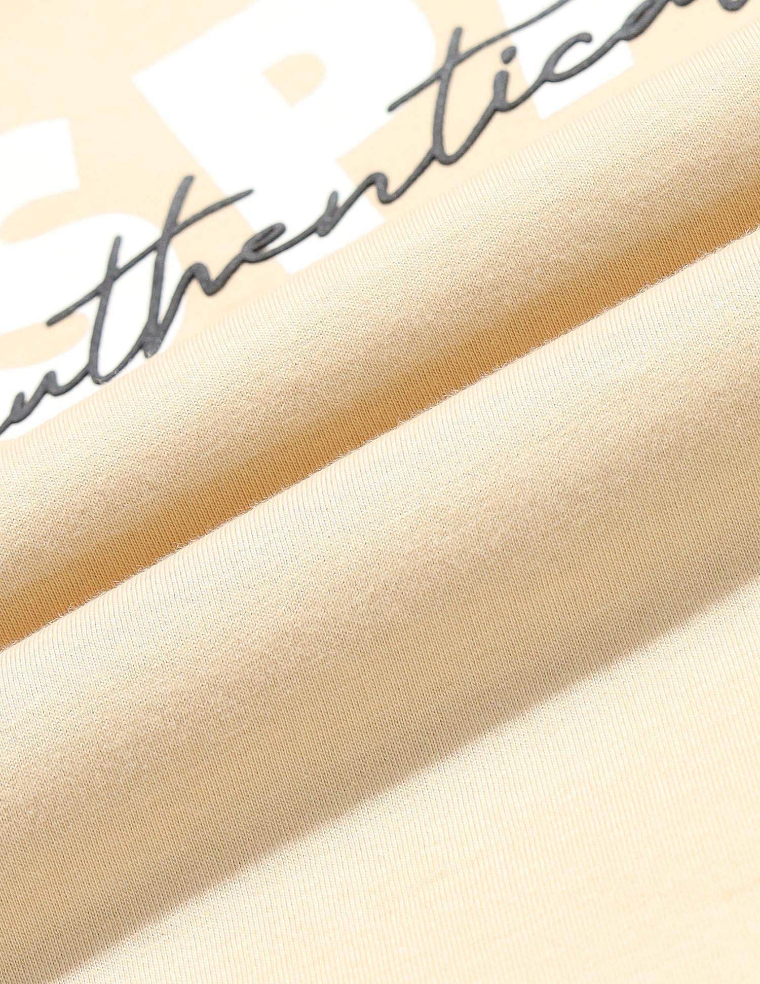 Regular Fit Brand Printed Lounge T-Shirt Beige - U.S. POLO ASSN. | Large