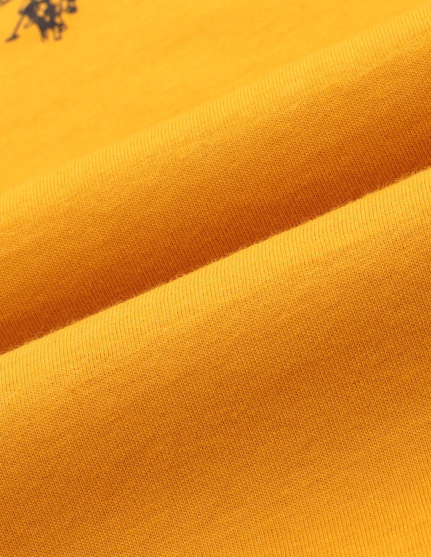 Brand Printed Slim Fit T-Shirt Mustard - U.S. Polo Assn. India | Large