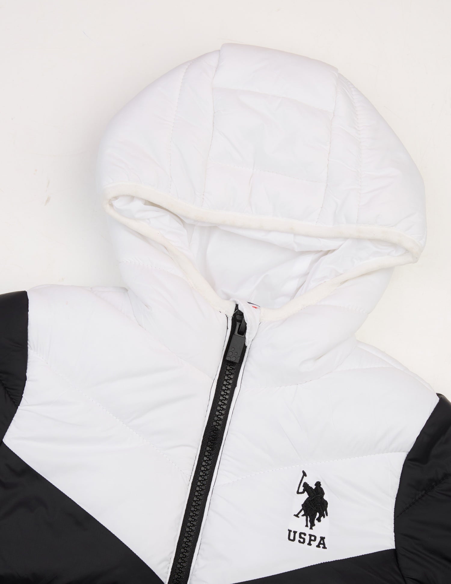 UKJCKO0079 BLACK Boys Jackets Black and White - U.S. Polo Assn. India | Large