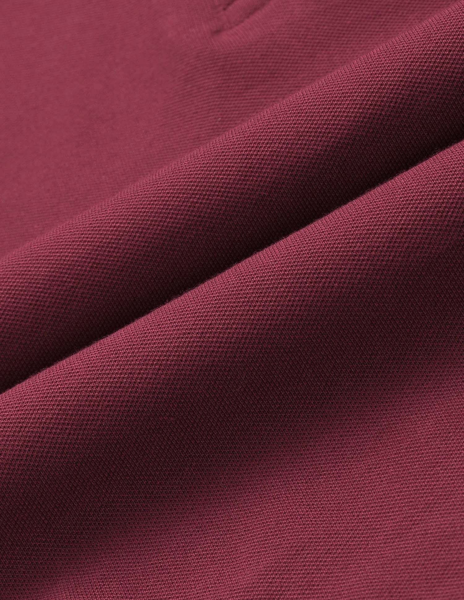 Regular Fit Solid Polo Shirt Wine - U.S. POLO ASSN. | Large