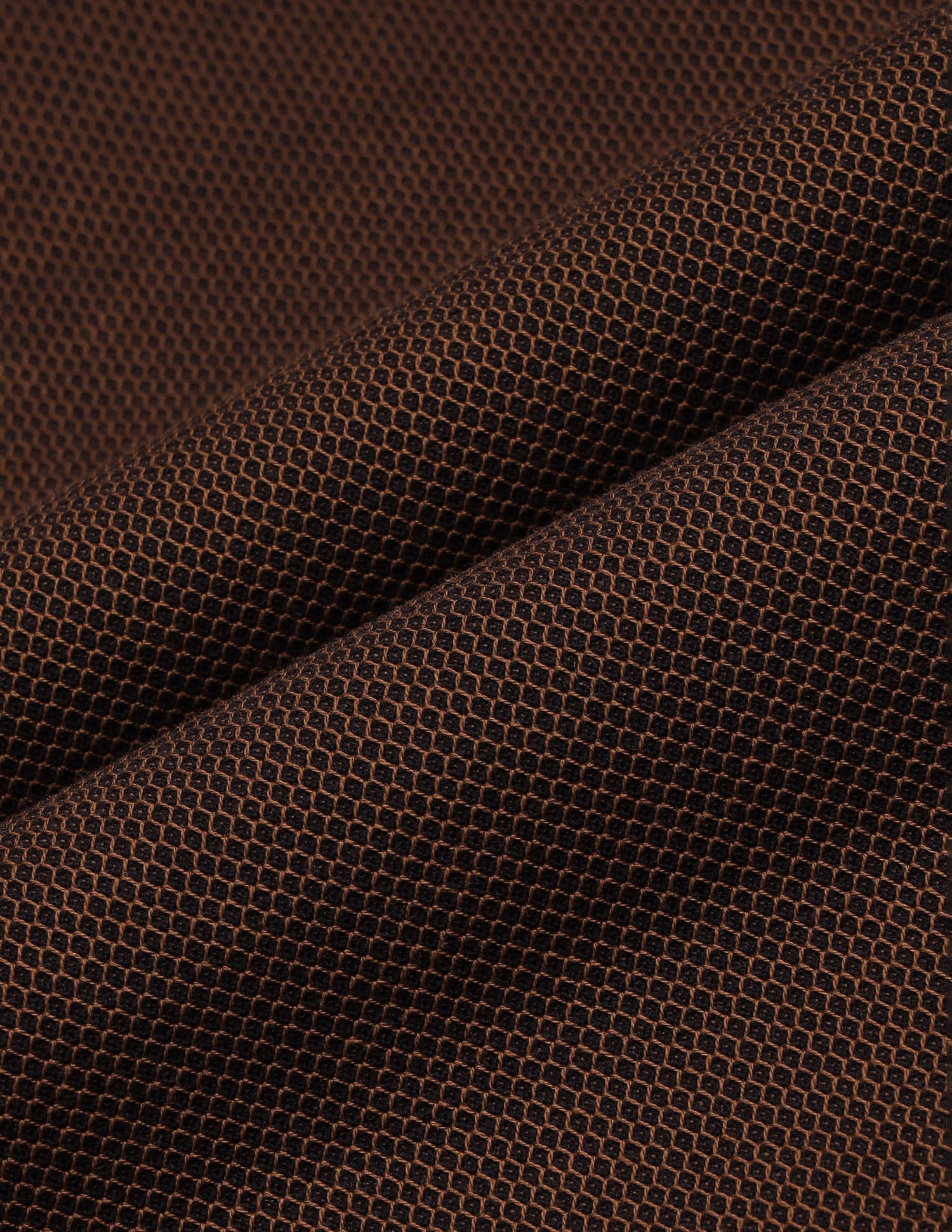 Textured Slim Fit Polo Shirt Brown - U.S. Polo Assn. India | Large