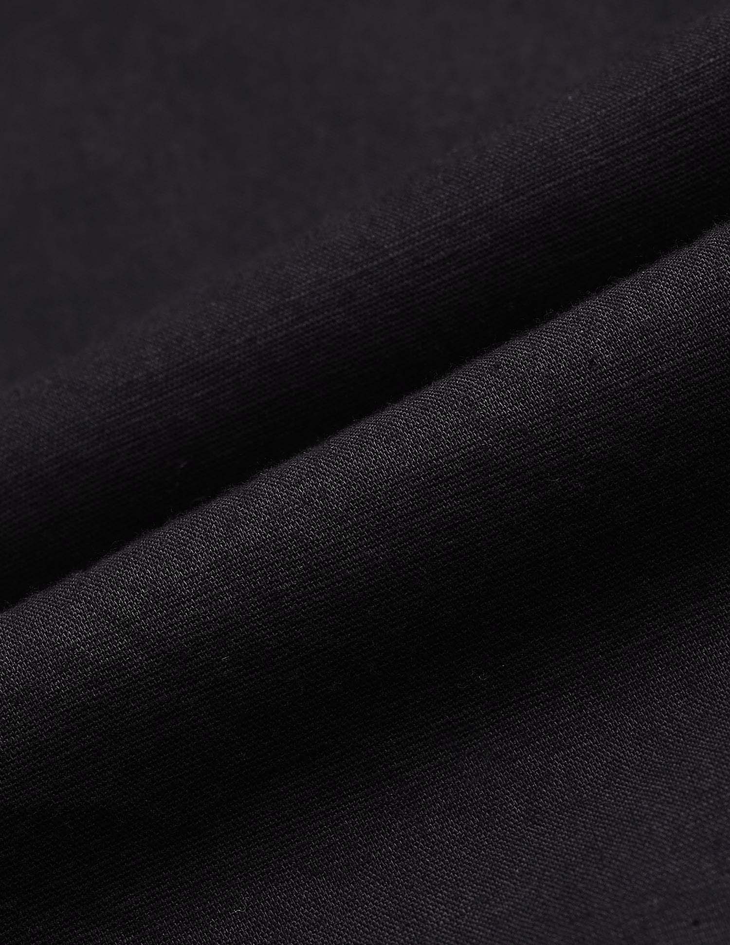 Tailored Fit Solid Shirt Black - U.S. Polo Assn. India | Large