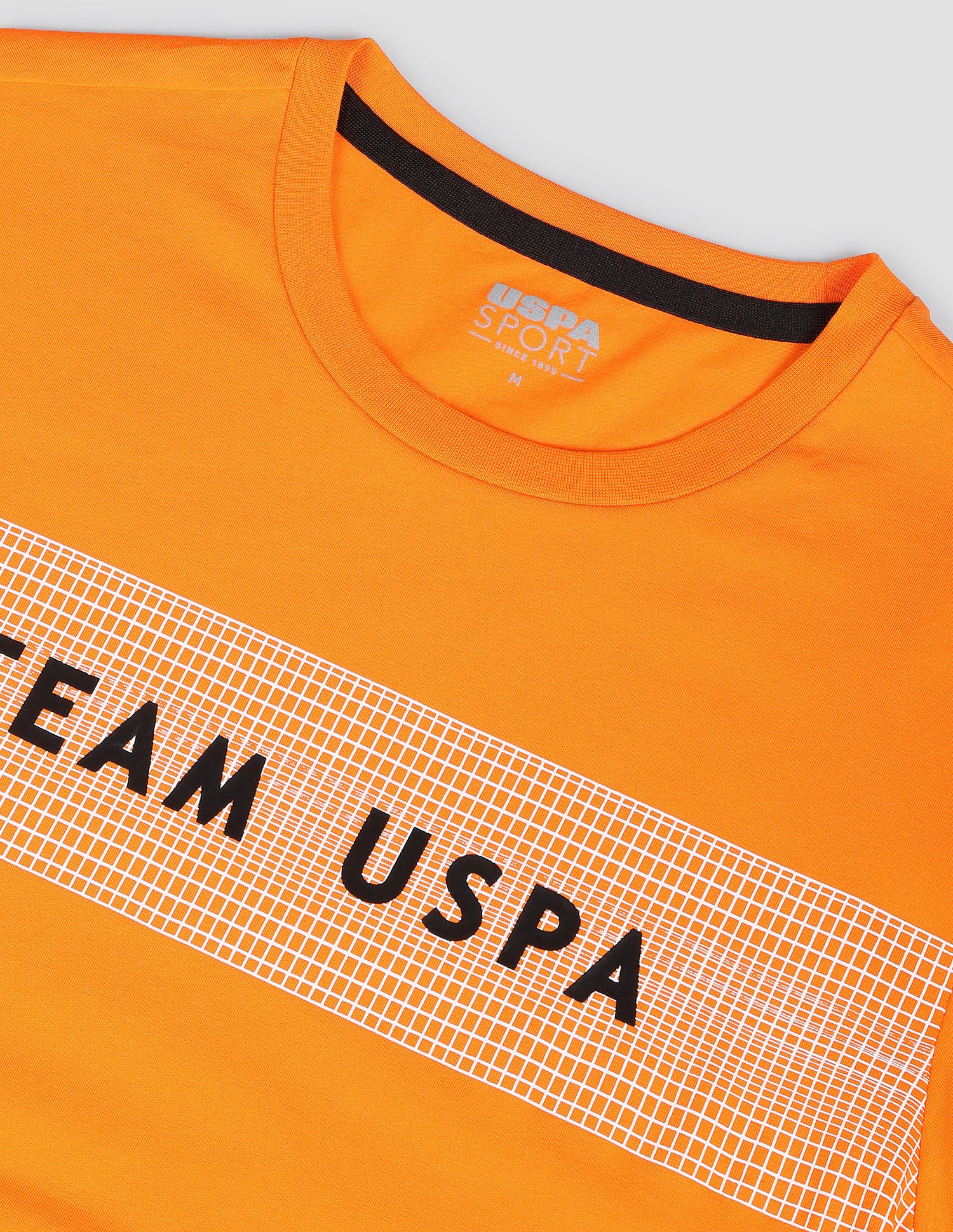 Digital Logo Performance T-Shirt Orange - U.S. POLO ASSN. | Large