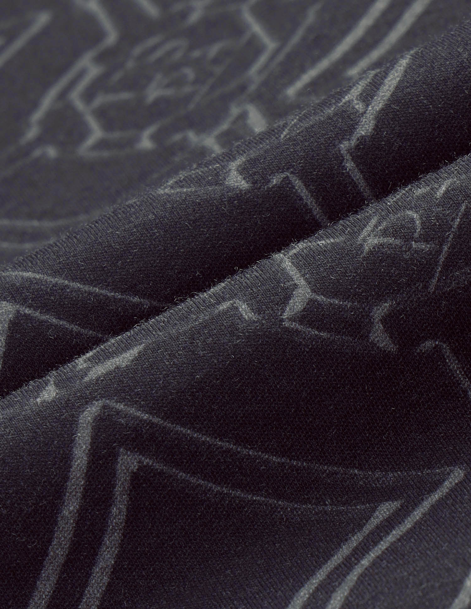 Geometric Printed Muscle Fit Polo shirt Black - U.S. POLO ASSN. | Large