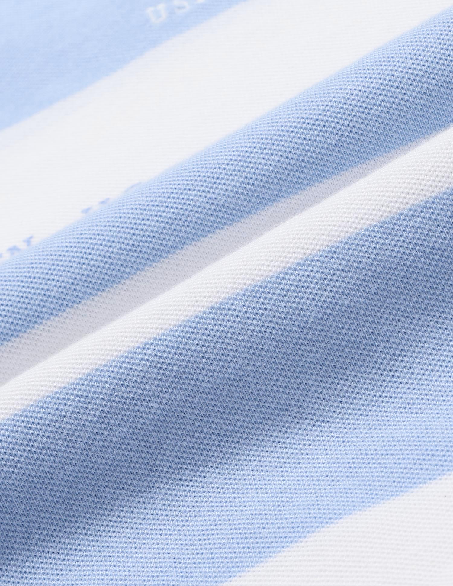 Boys Horizontal Striped Regular Fit T-Shirt Light Blue - U.S. POLO ASSN. | Large