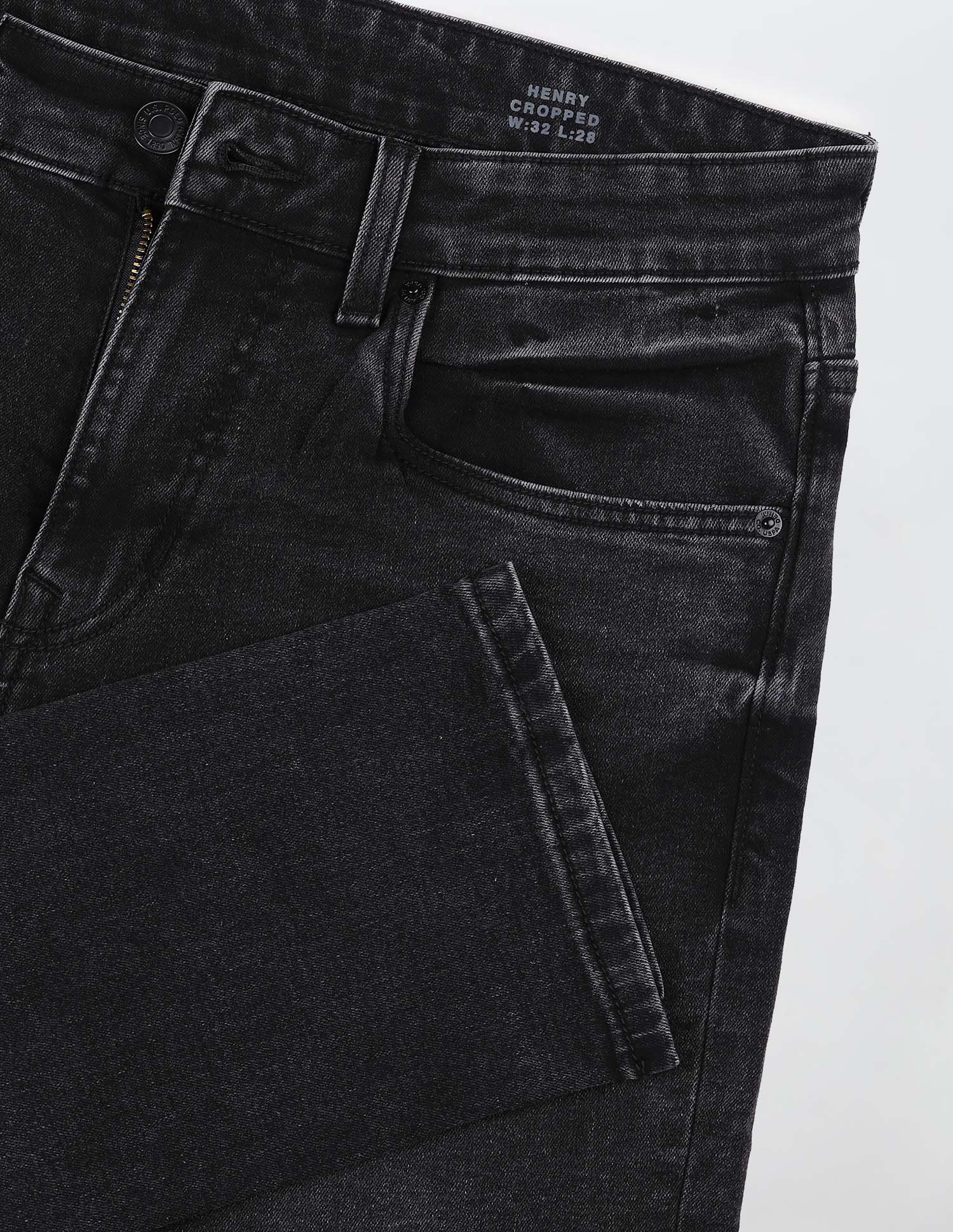 Henry Tapered Fit Black Jeans Black - U.S. Polo Assn. India | Large
