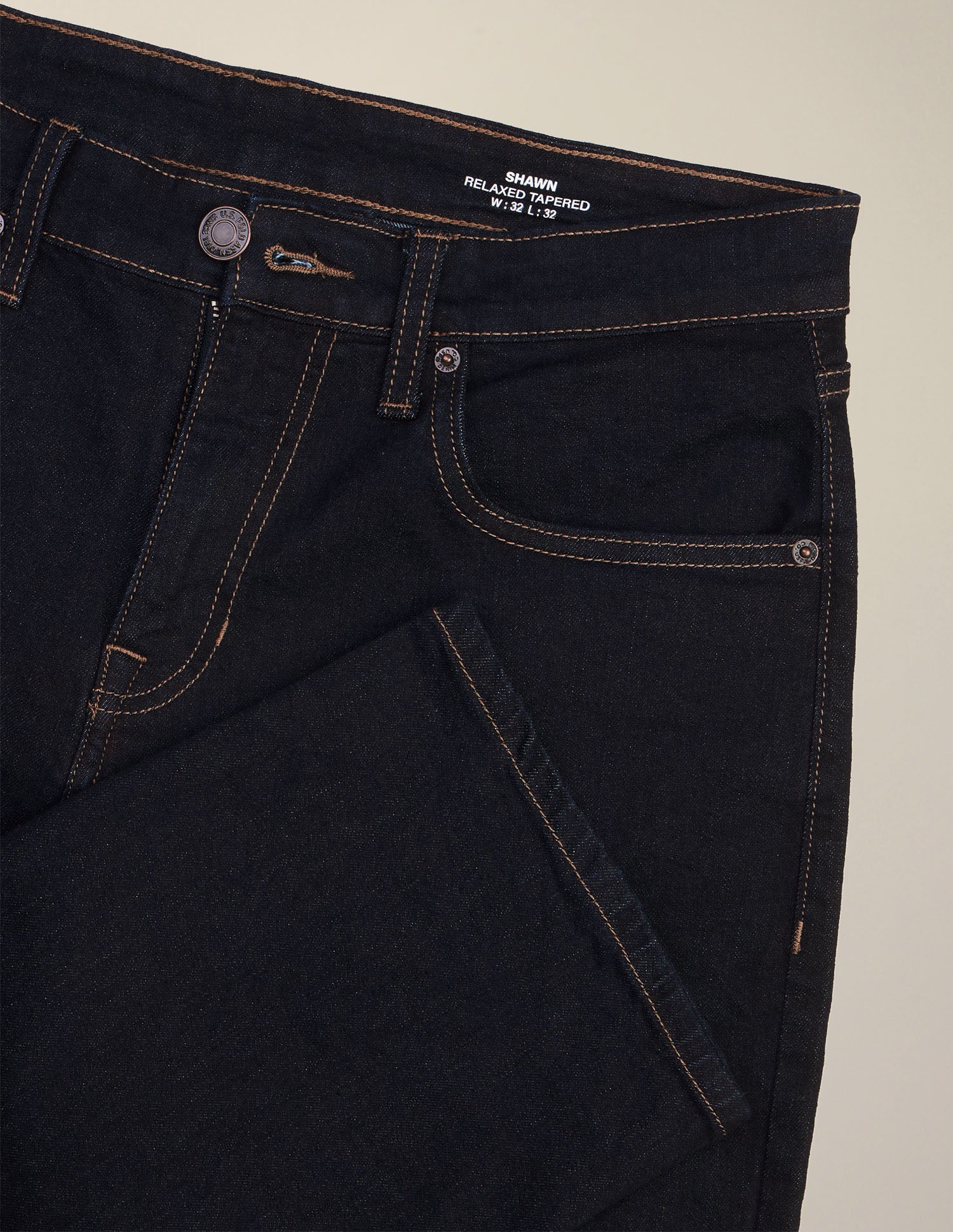 Shawn Relaxed Fit Blue Jeans Dark Indigo - U.S. Polo Assn. India | Large