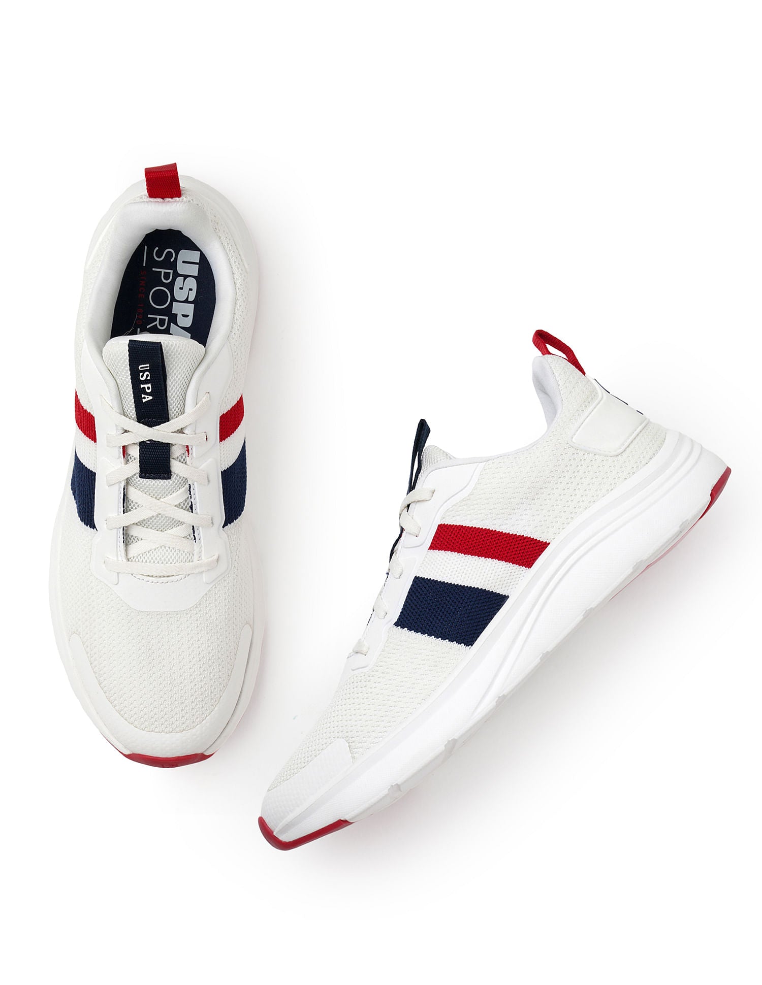 Men Mullen 2.0 Off White Uspa Sport  Sneakers White - U.S. POLO ASSN. | Large