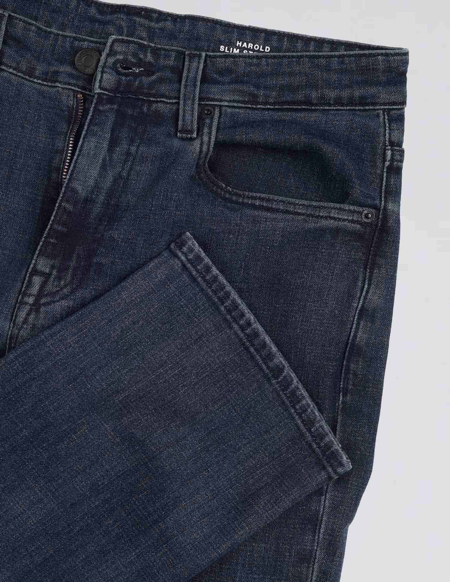 Harold Slim Straight Fit Blue Vintage Jeans Blue - U.S. Polo Assn. India | Large