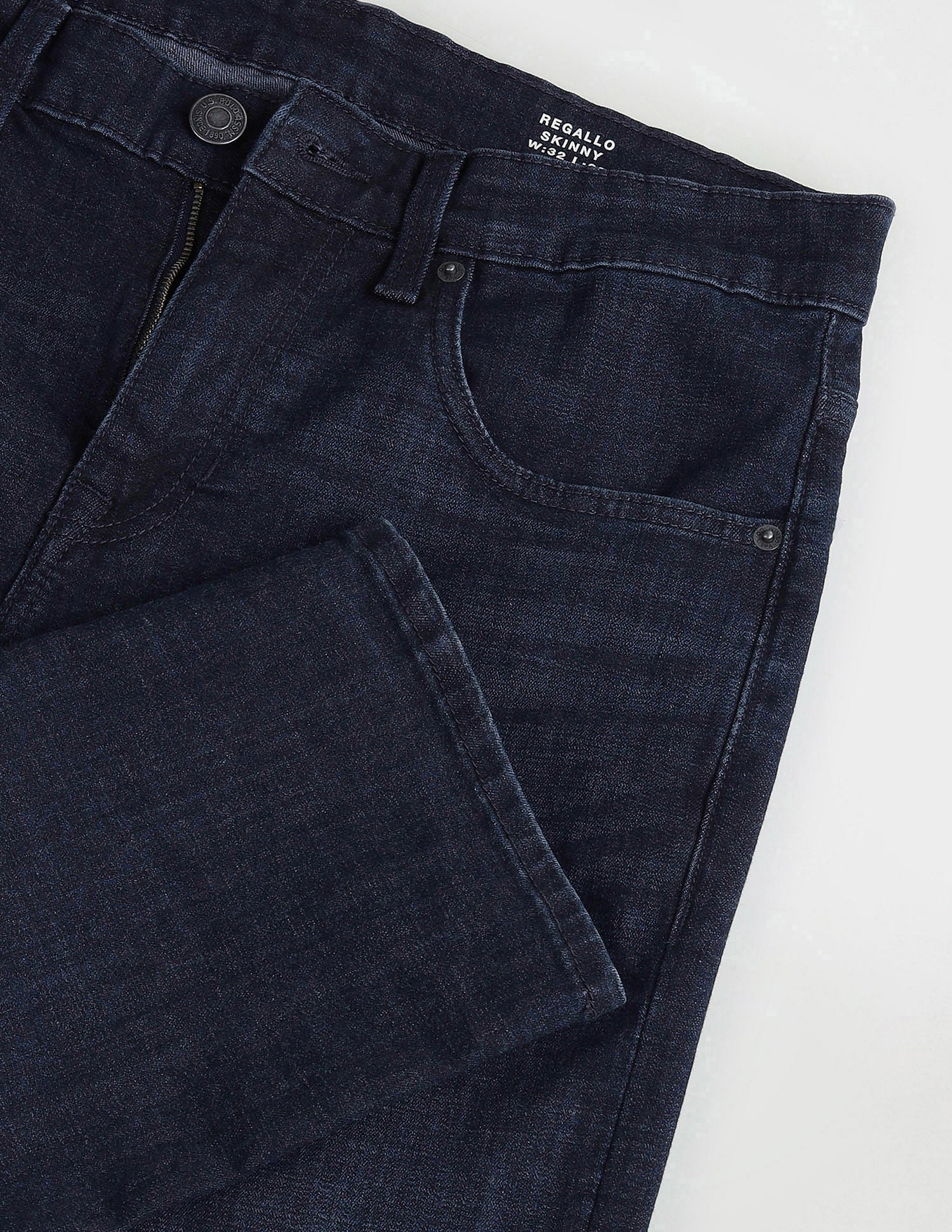 Regallo Skinny Fit Blue Jeans Blue - U.S. Polo Assn. India | Large