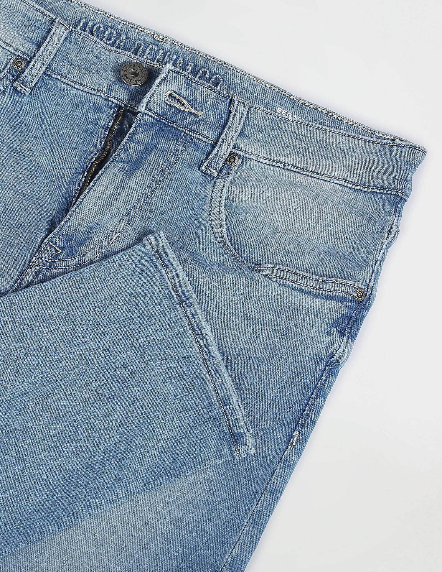 Regallo Skinny Super Soft Jeans Light Blue - U.S. Polo Assn. India | Large