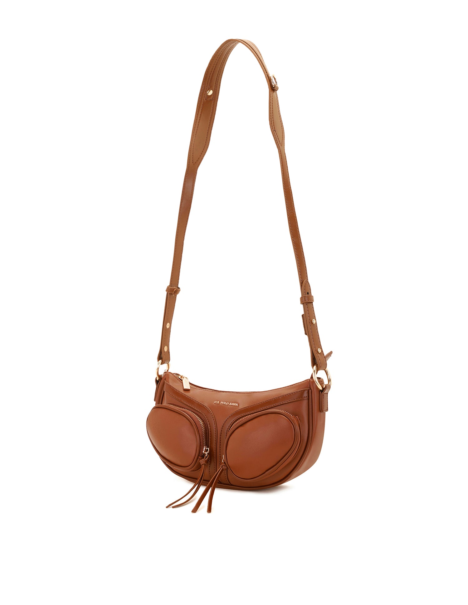 Women Aria Crossbody Bag Brown - U.S. POLO ASSN. | Large