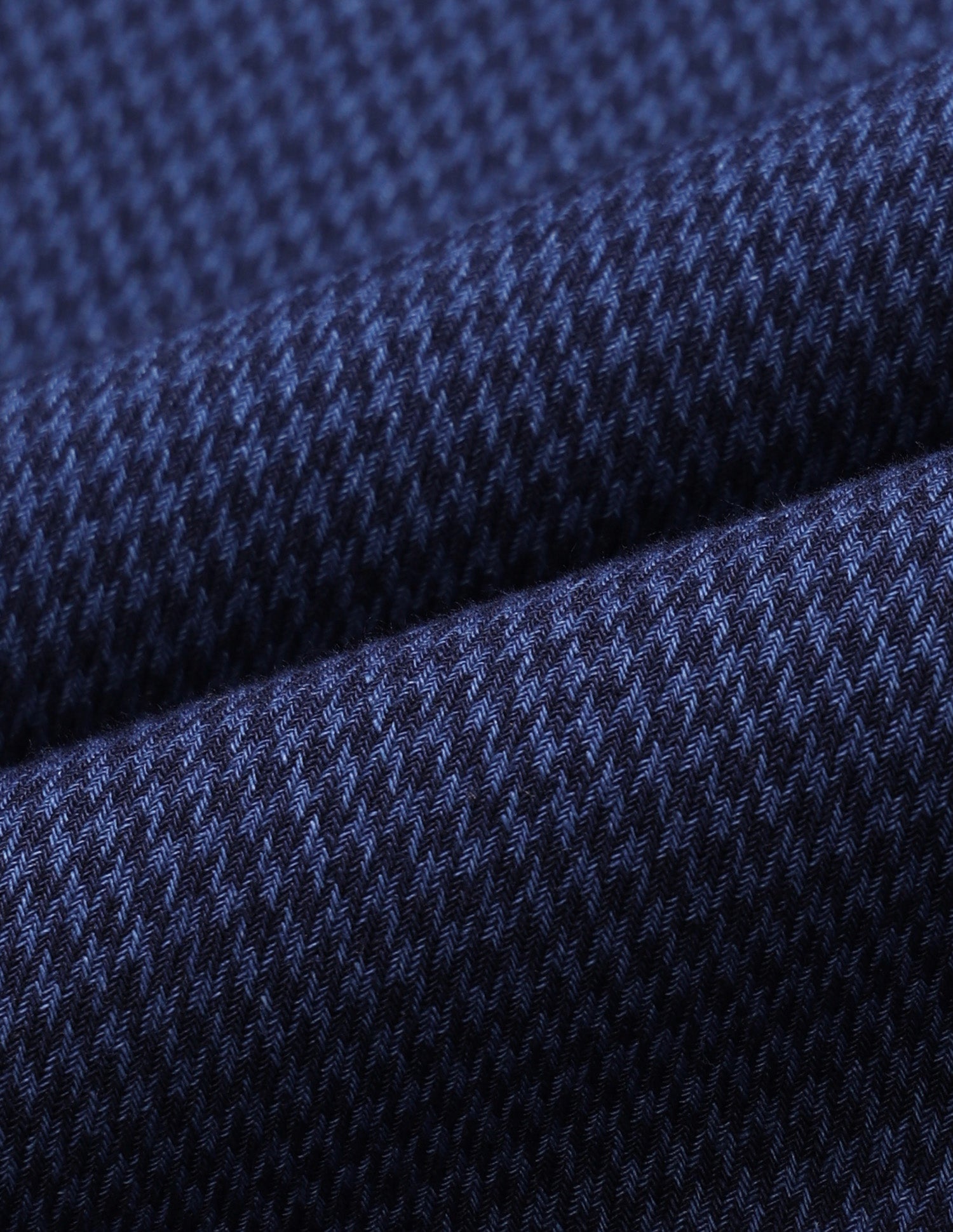 Self Design Houndstooth Twill Shirt Indigo - U.S. Polo Assn. India | Large